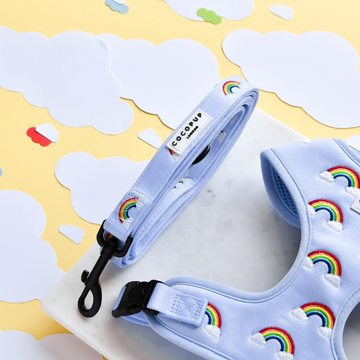Over the Rainbow - Hundekobbel i Regnbuemønster, 152 cm
