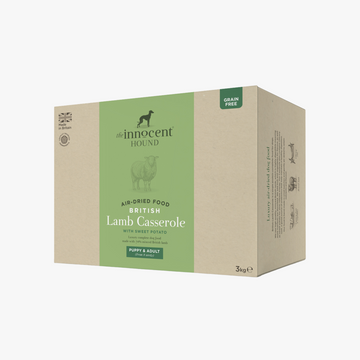 The Innocent Hound British Lamb Casserole - Lufttørket hundefôr med britisk lam
