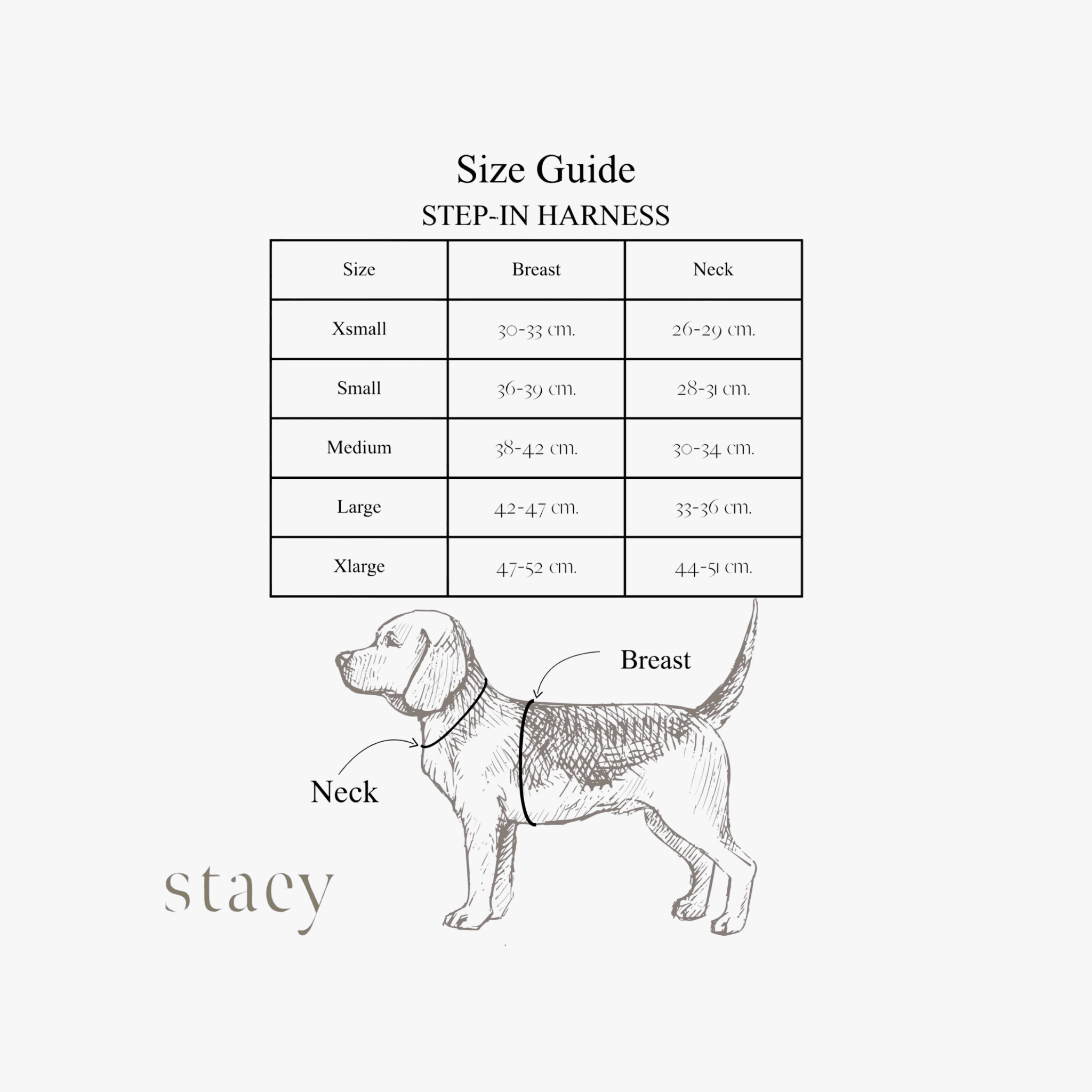 Saga - Step-in Hundesele | Mocca