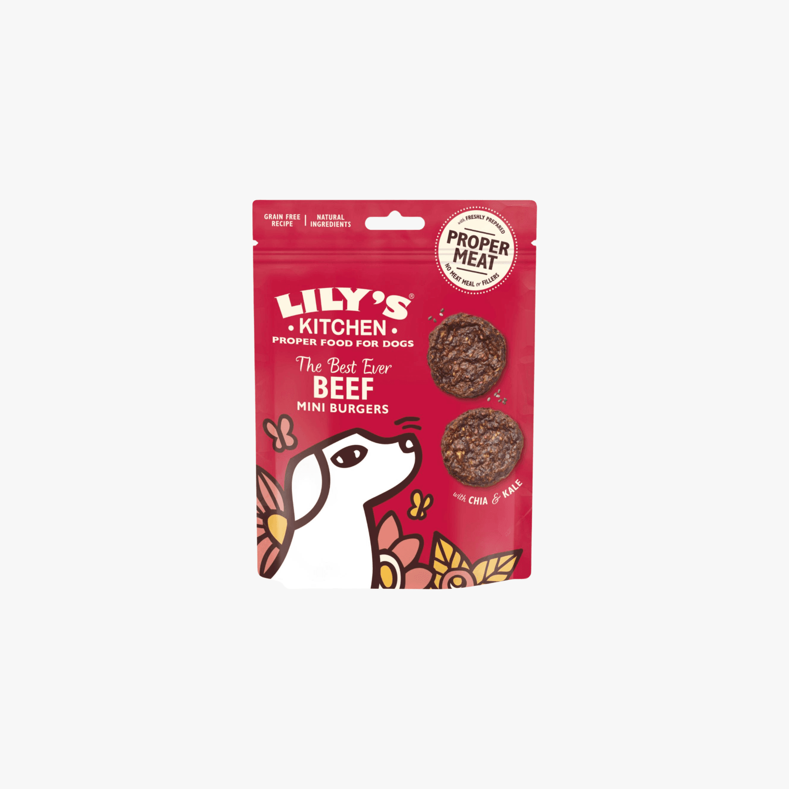 Beef Mini Burgers – Proteinrik Hundesnack, 70g