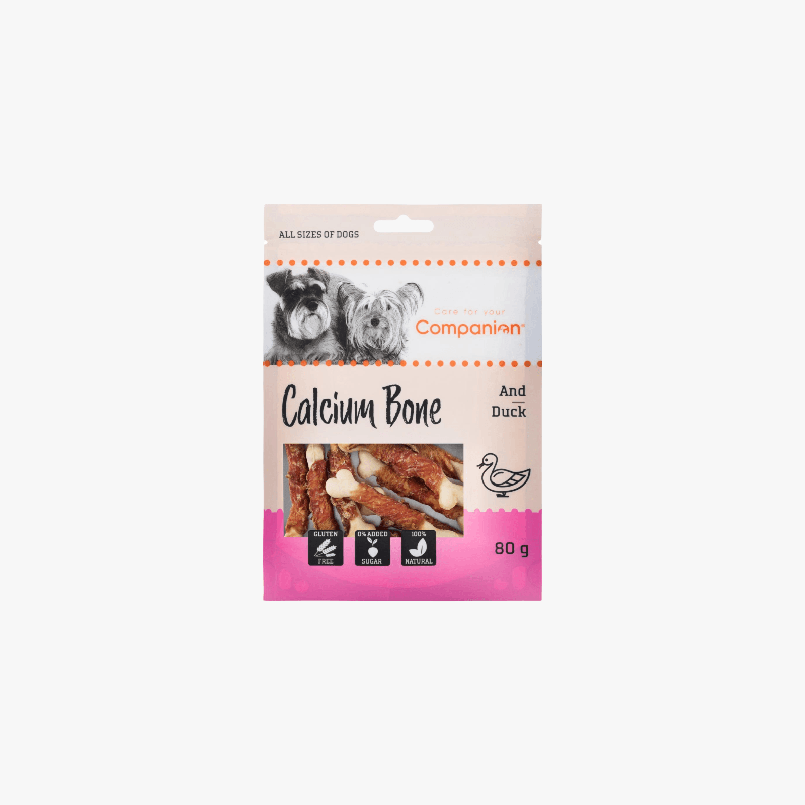 Calcium Bone, Tyggepinner for små hunder m/And