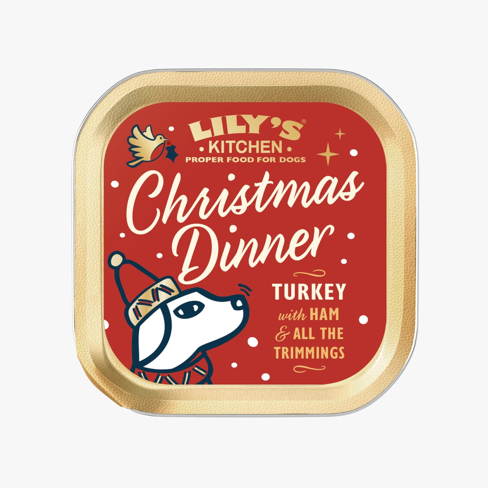 Lily's Kitchen Christmas Turkey & Ham våtfôr til hund 150 g