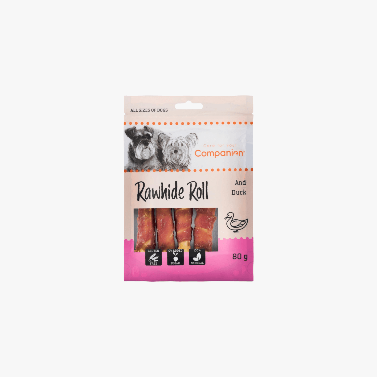 Rawhide Roll, Tyggepinner m/And