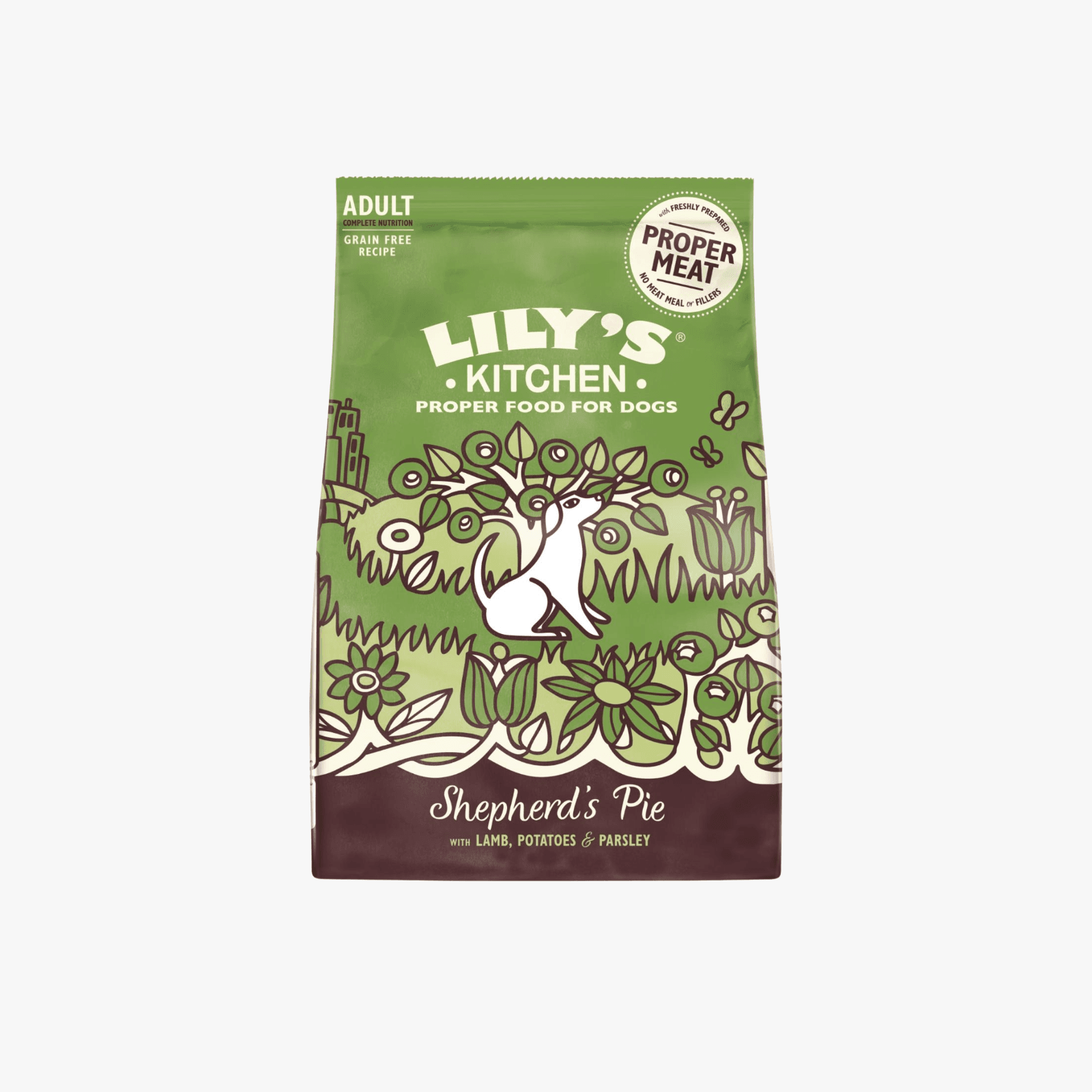 Lily’s Kitchen Shepherd's Pie – Tørrfôr for voksne hunder med Lam, Poteter og Persille