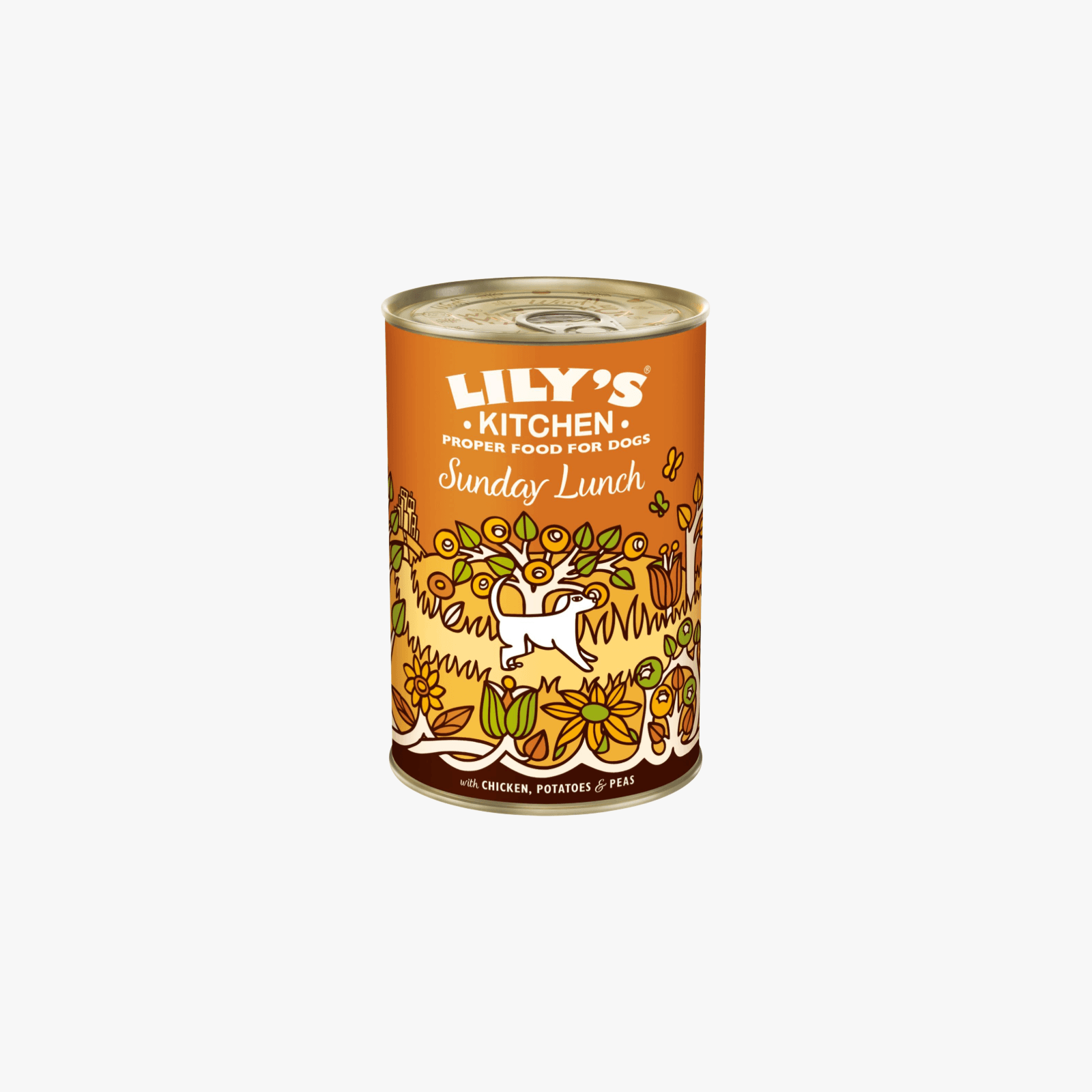 Lily’s Kitchen Sunday Lunch – Våtfôr til voksene hunder med Kylling og Grønnsaker | 400g