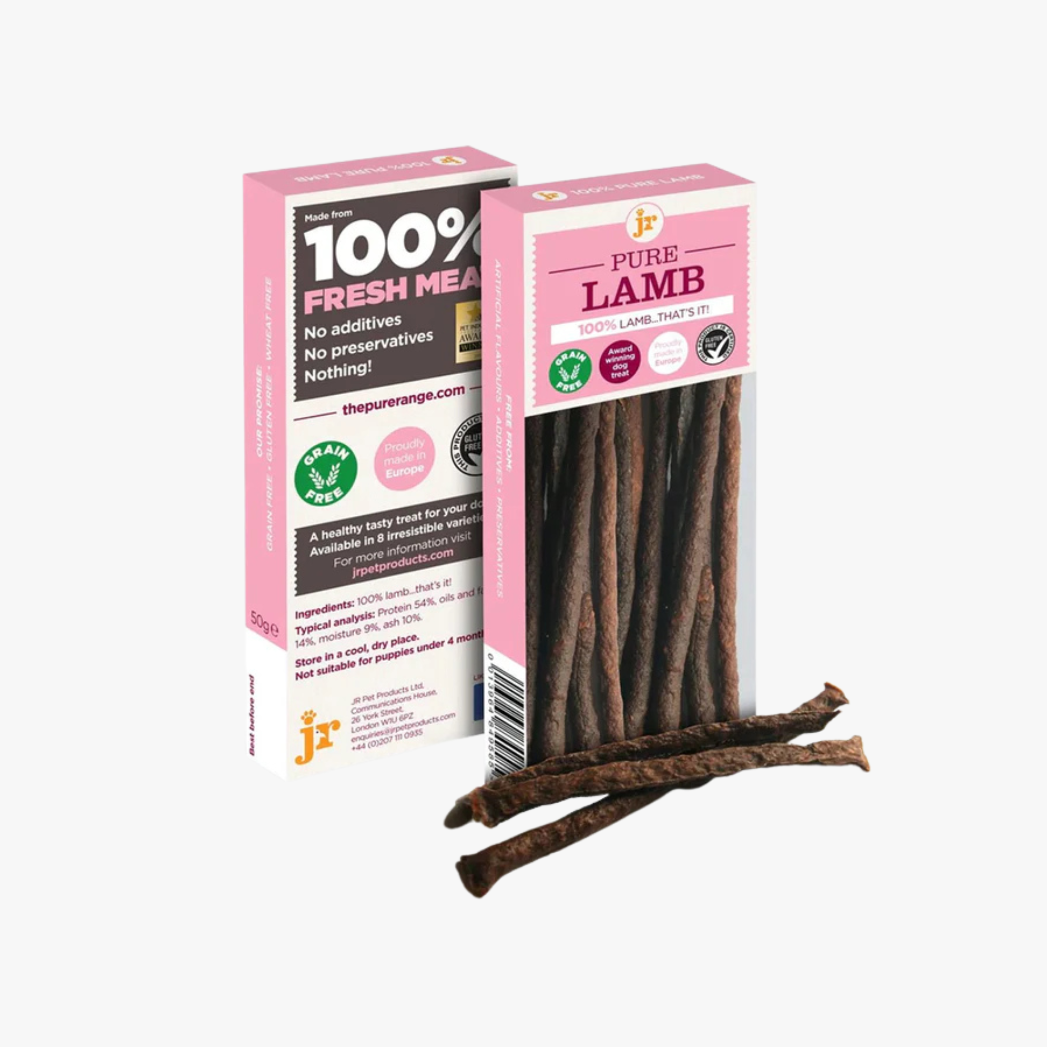 Pure Lamb Meatsticks - Tyggesnacks av lam | 50g