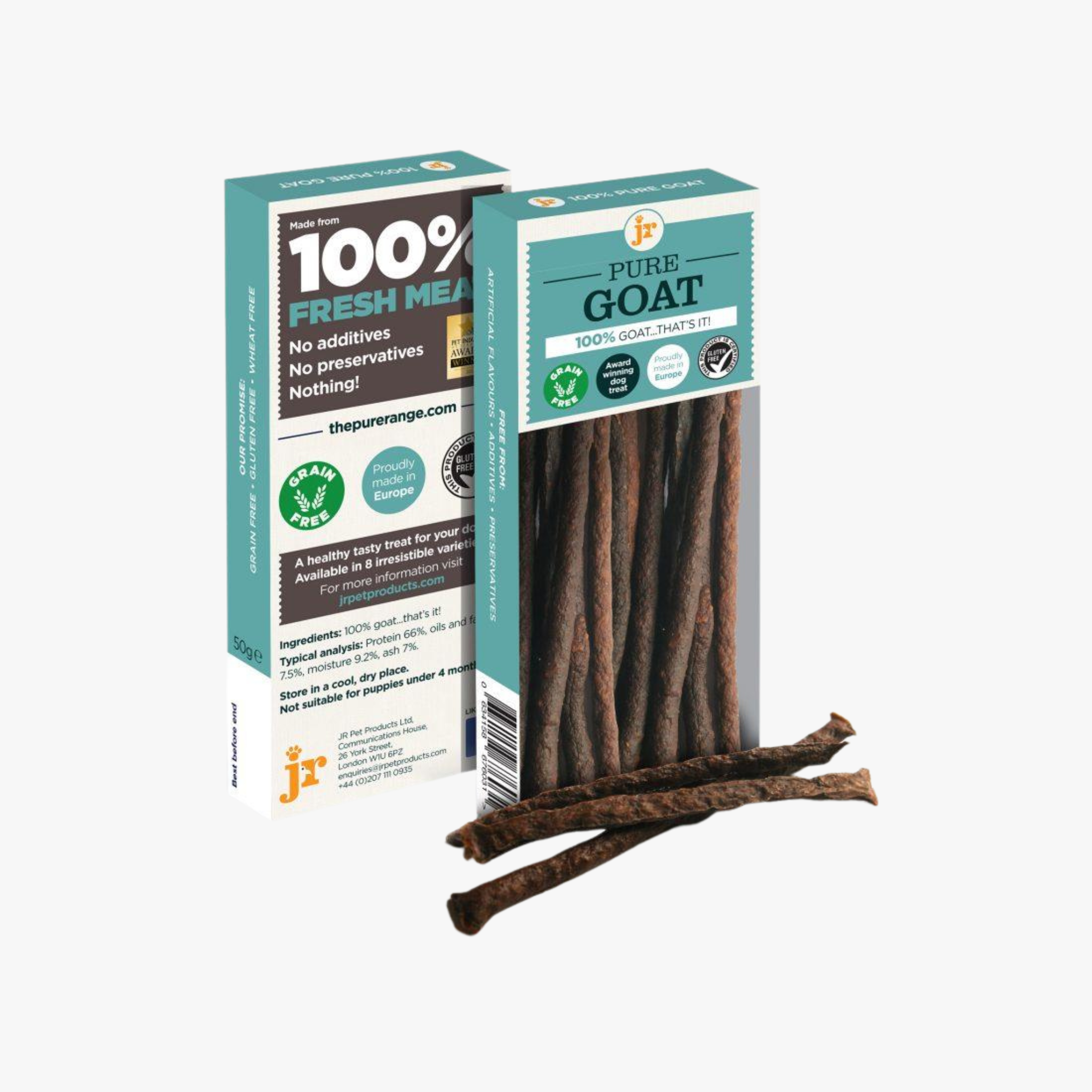 Pure Goat Meatsticks - Tyggesnacks av geit | 50g