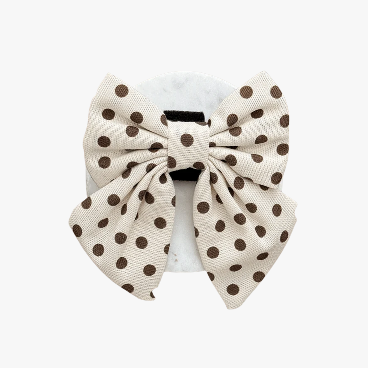 Tiramisu Polka Dot Sailor Bow Tie - Hundesløyfe