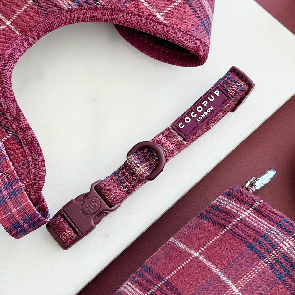 Mulberry Plaid - Hundehalsbånd