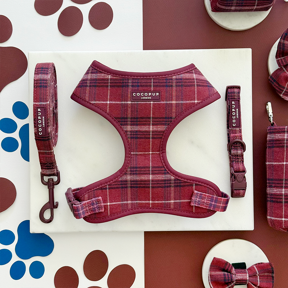 Mulberry Plaid - Hundehalsbånd