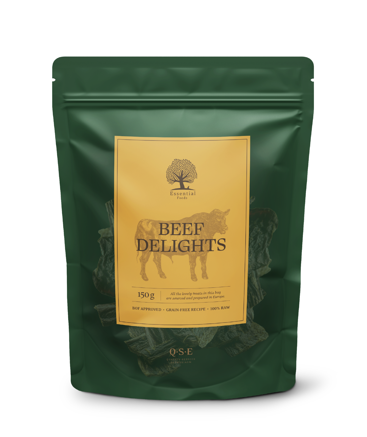 Beef Delights - 100% tørket oksekjøtt