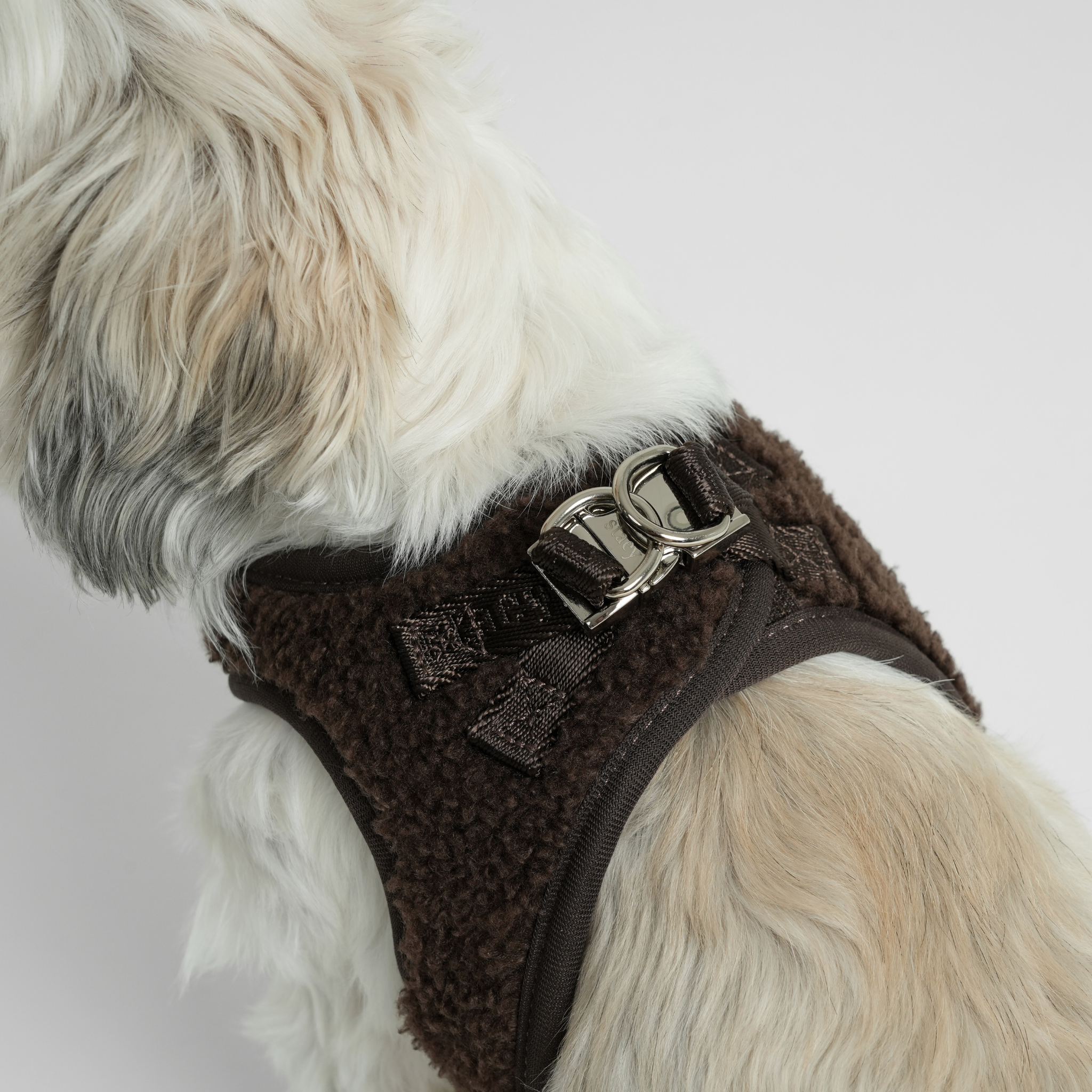 Saga Teddy - Step-In Hundesele | Espresso
