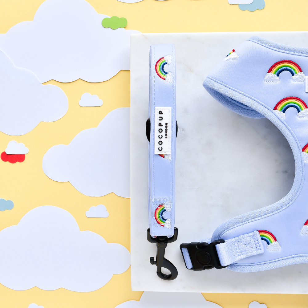 Over the Rainbow - Hundekobbel i Regnbuemønster, 152 cm