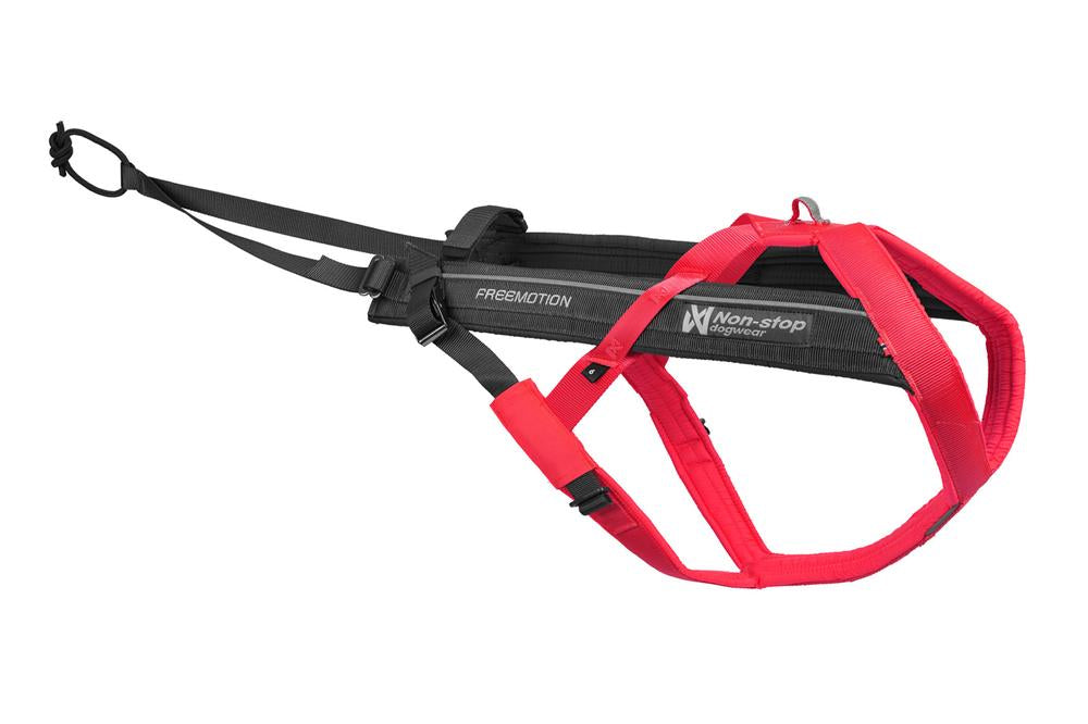 Freemotion Harness 5.0 - Trekksele for aktive hunder, Rosa/Grå