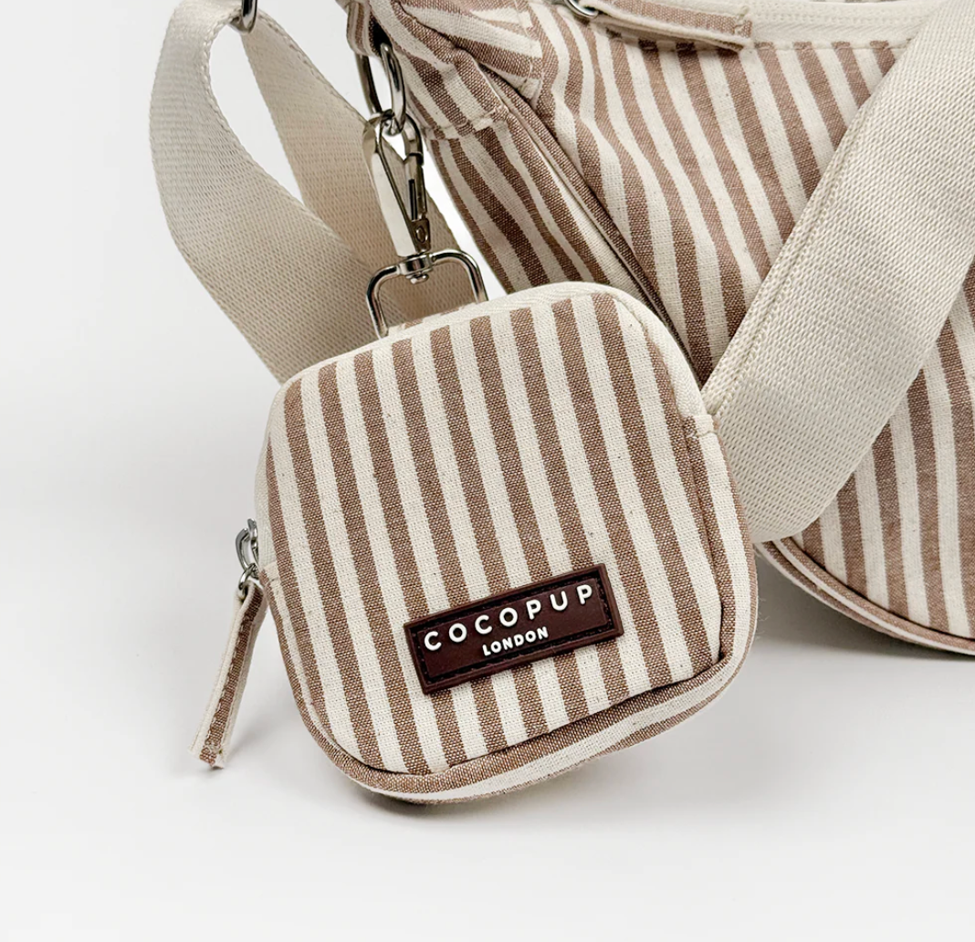 London Linen Stripe - Godbitveske