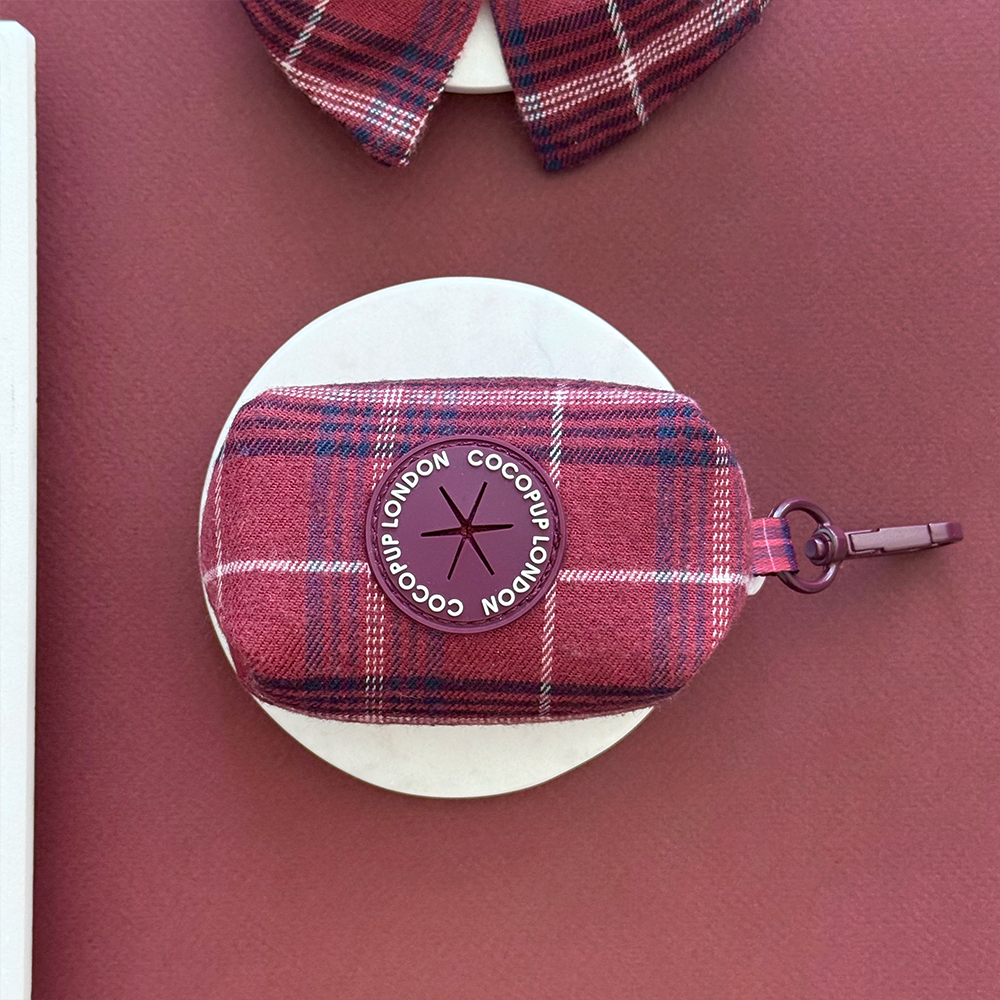 Mulberry Plaid - Hundepose holder