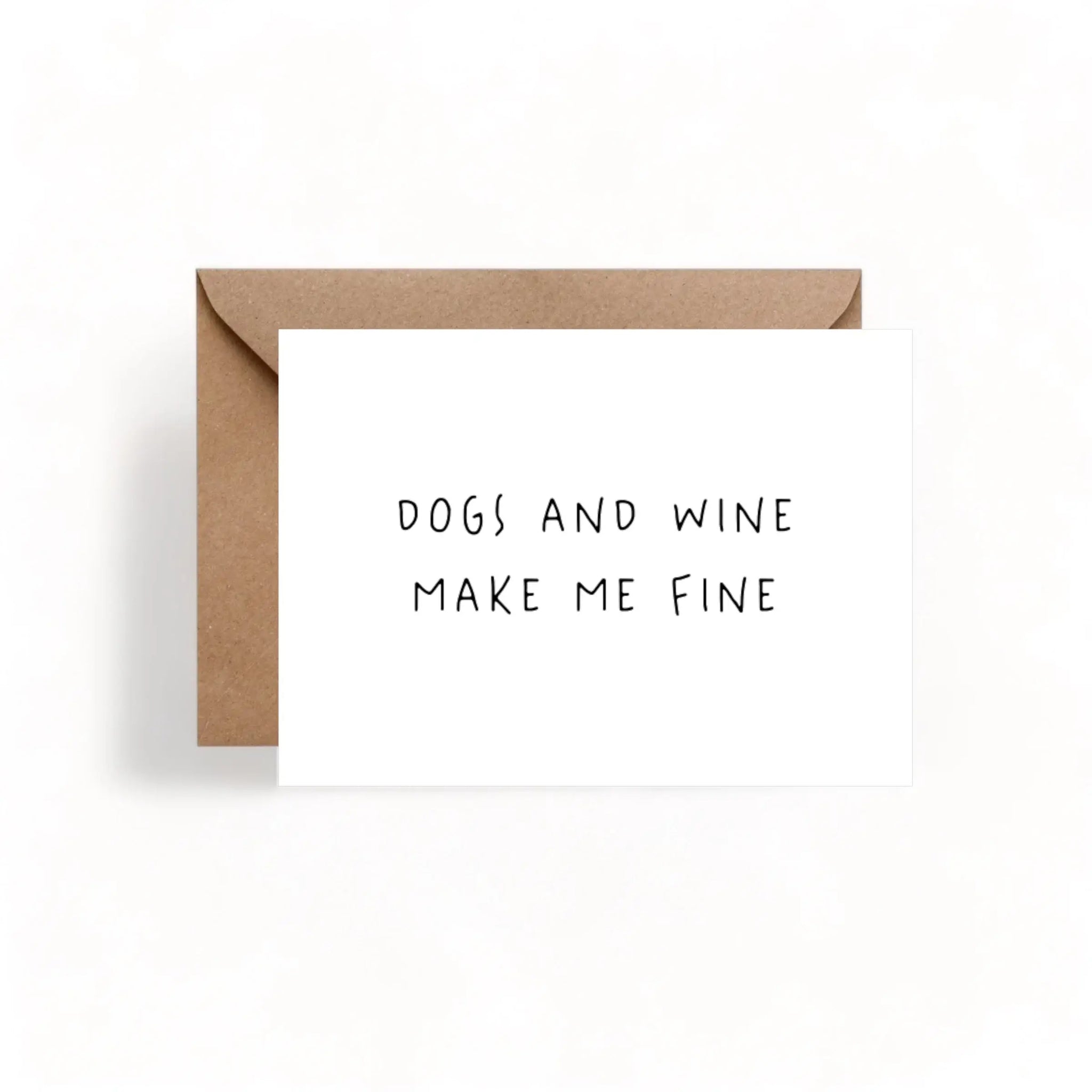 DOGS AND WINE - Kort