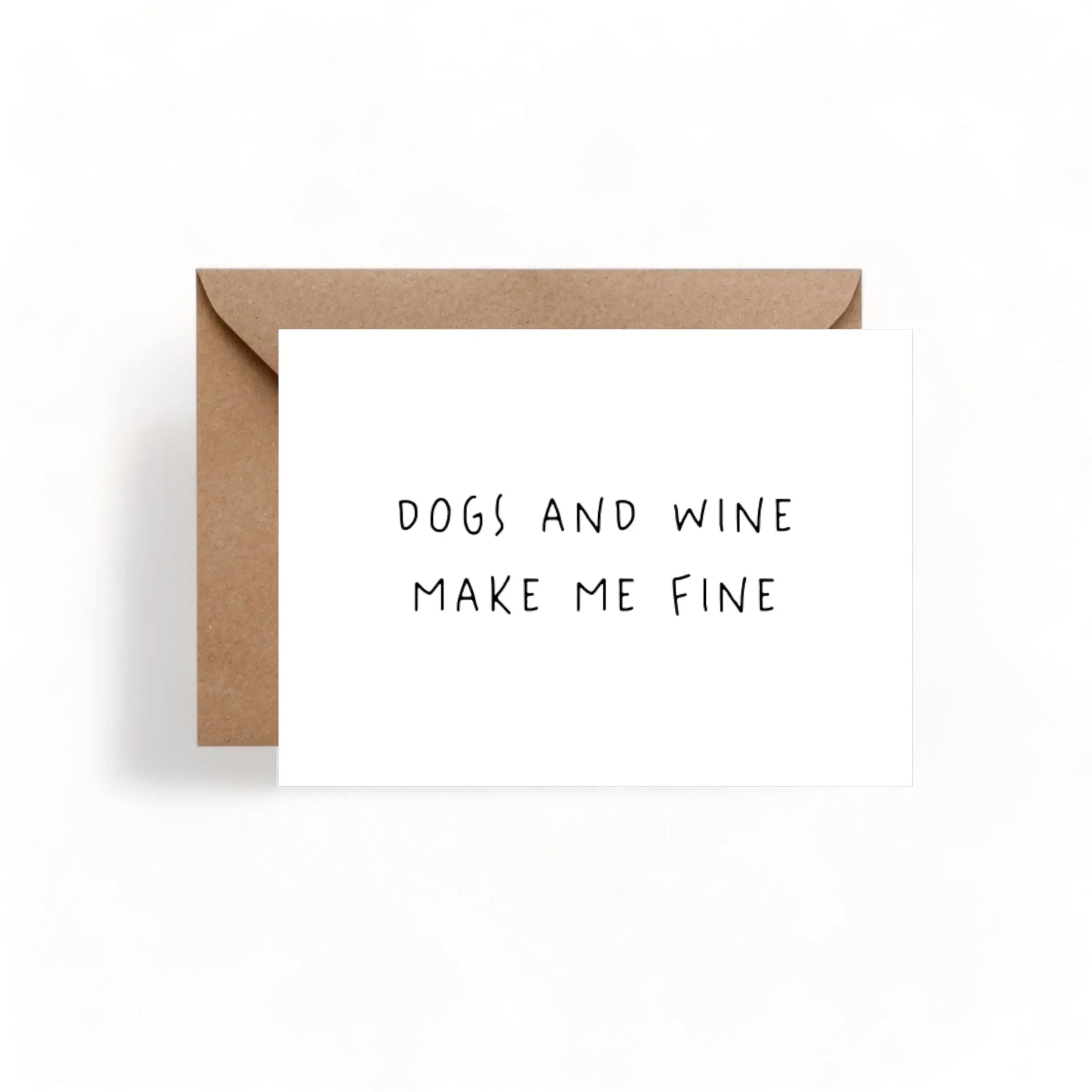 DOGS AND WINE - Kort