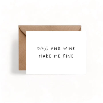 DOGS AND WINE - Kort