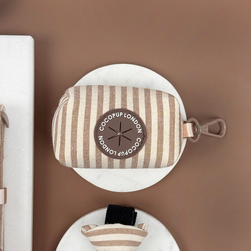 London Linen Stripes - Hundepose holder