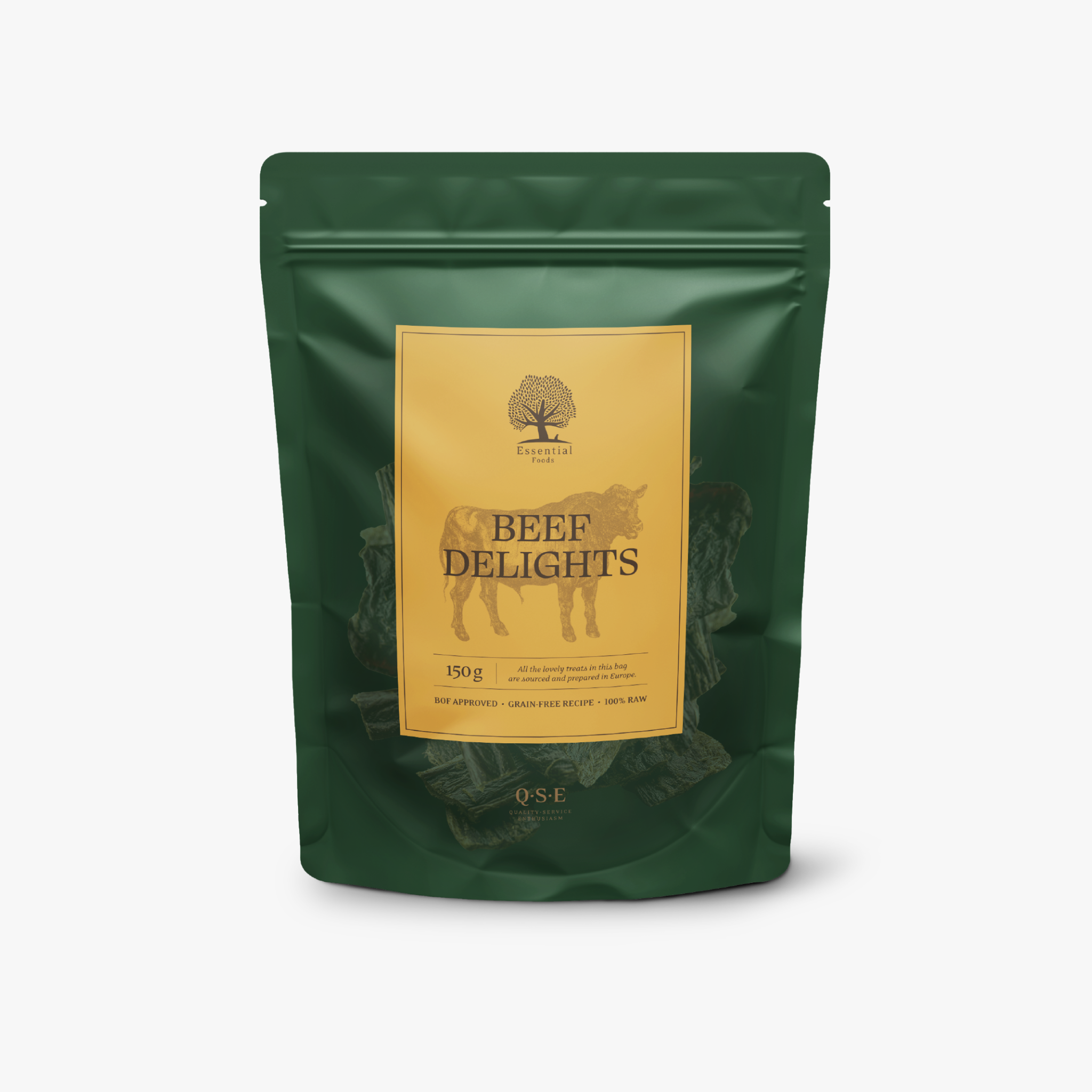 Beef Delights - 100% tørket oksekjøtt