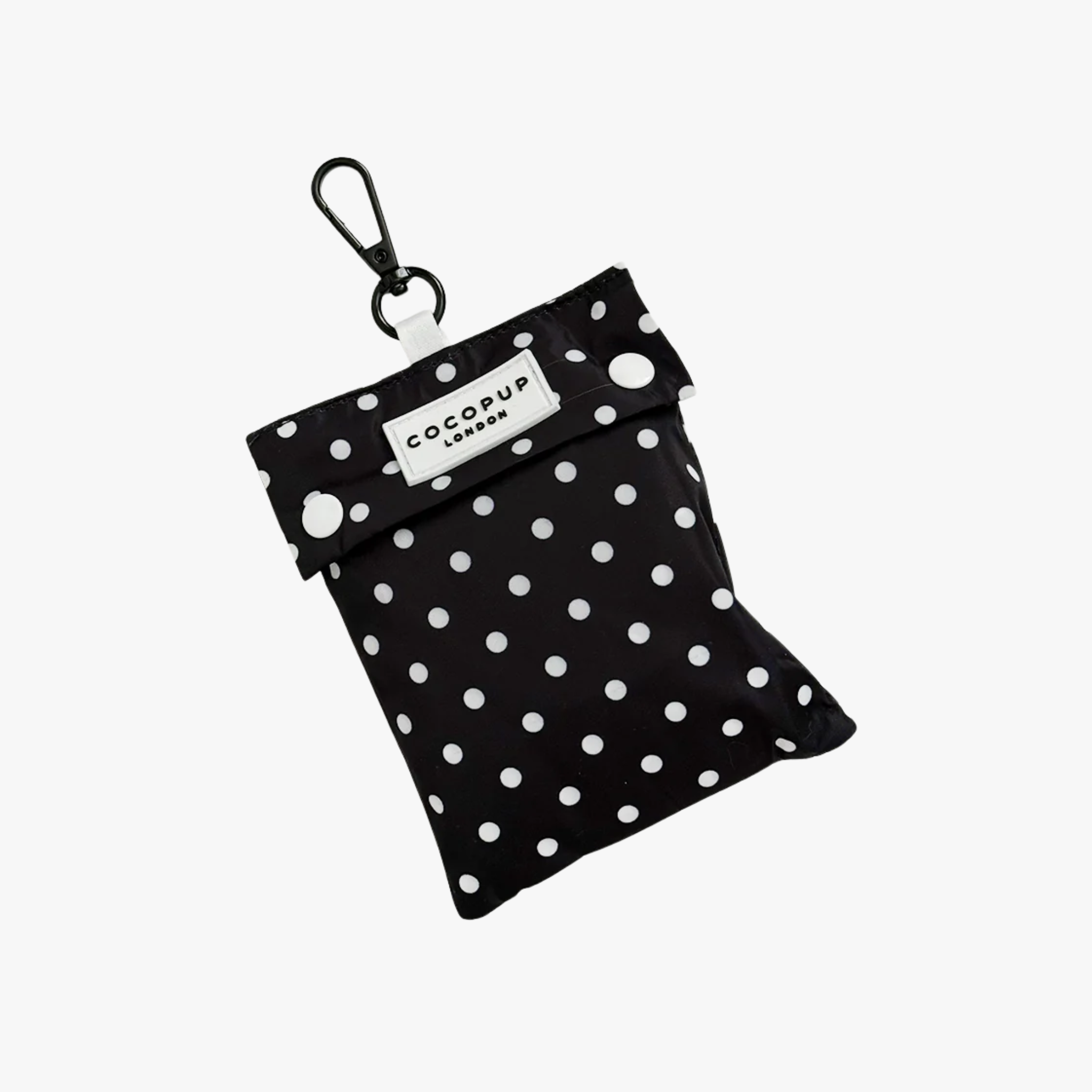 Black Polka Dot - Regnjakke til hund