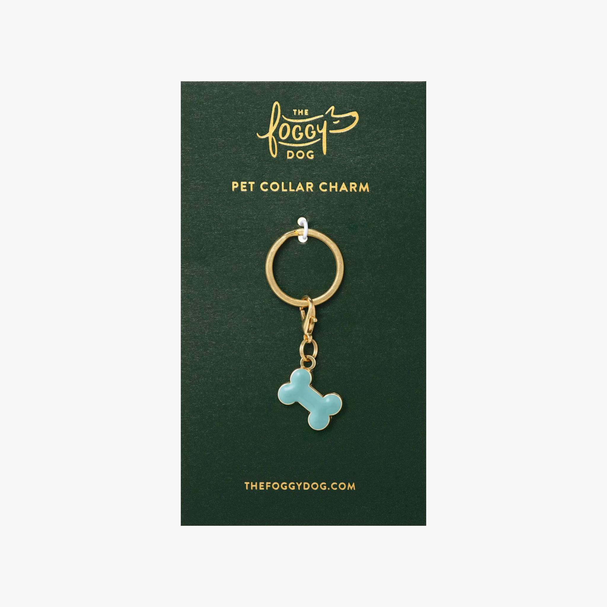 Blue Bone Charm - Halsbåndsmykke