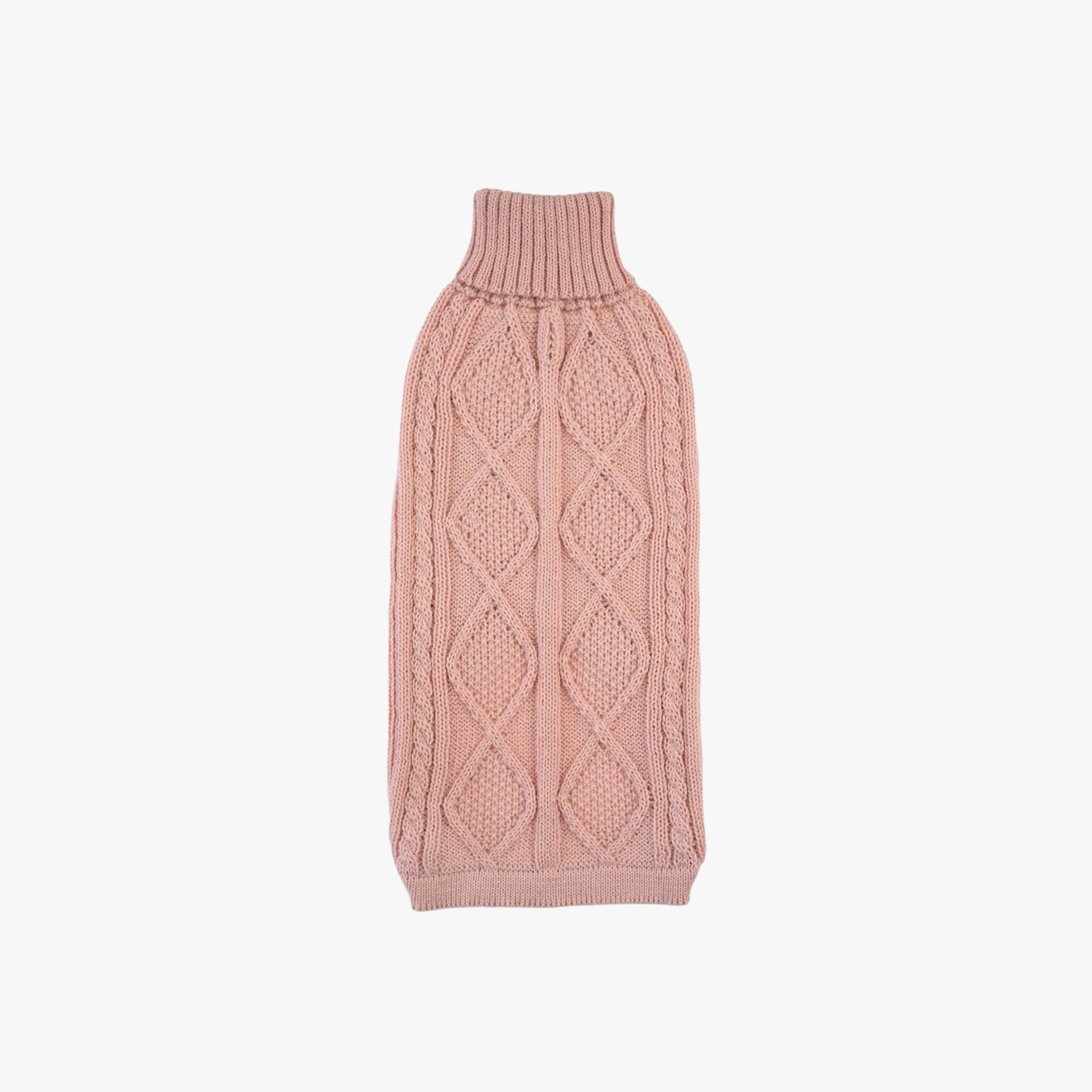 Blush Pink Aran - Alpakka ullgenser til hund