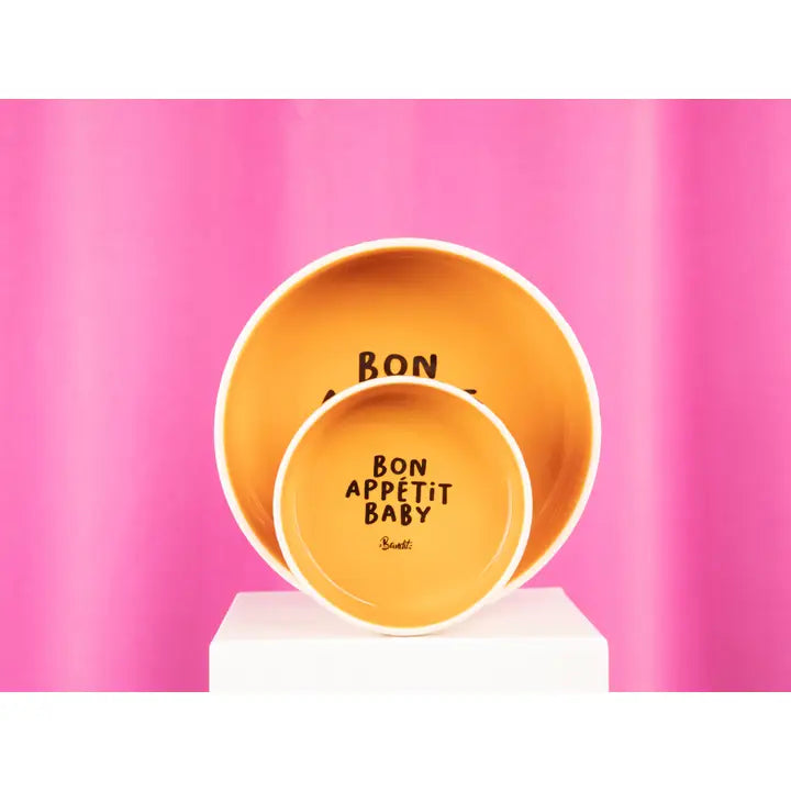 Mat-/vannskål, "BON APPÉTIT BABY"
