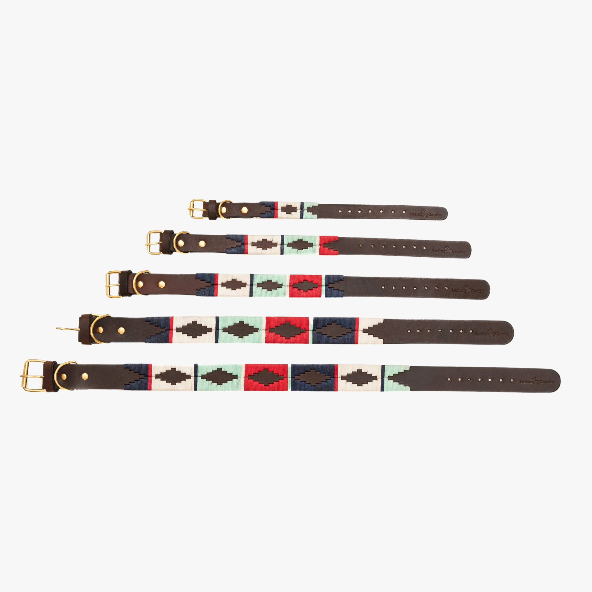 Capi Hundehalsbånd – Håndlaget skinnhalsbånd med broderi