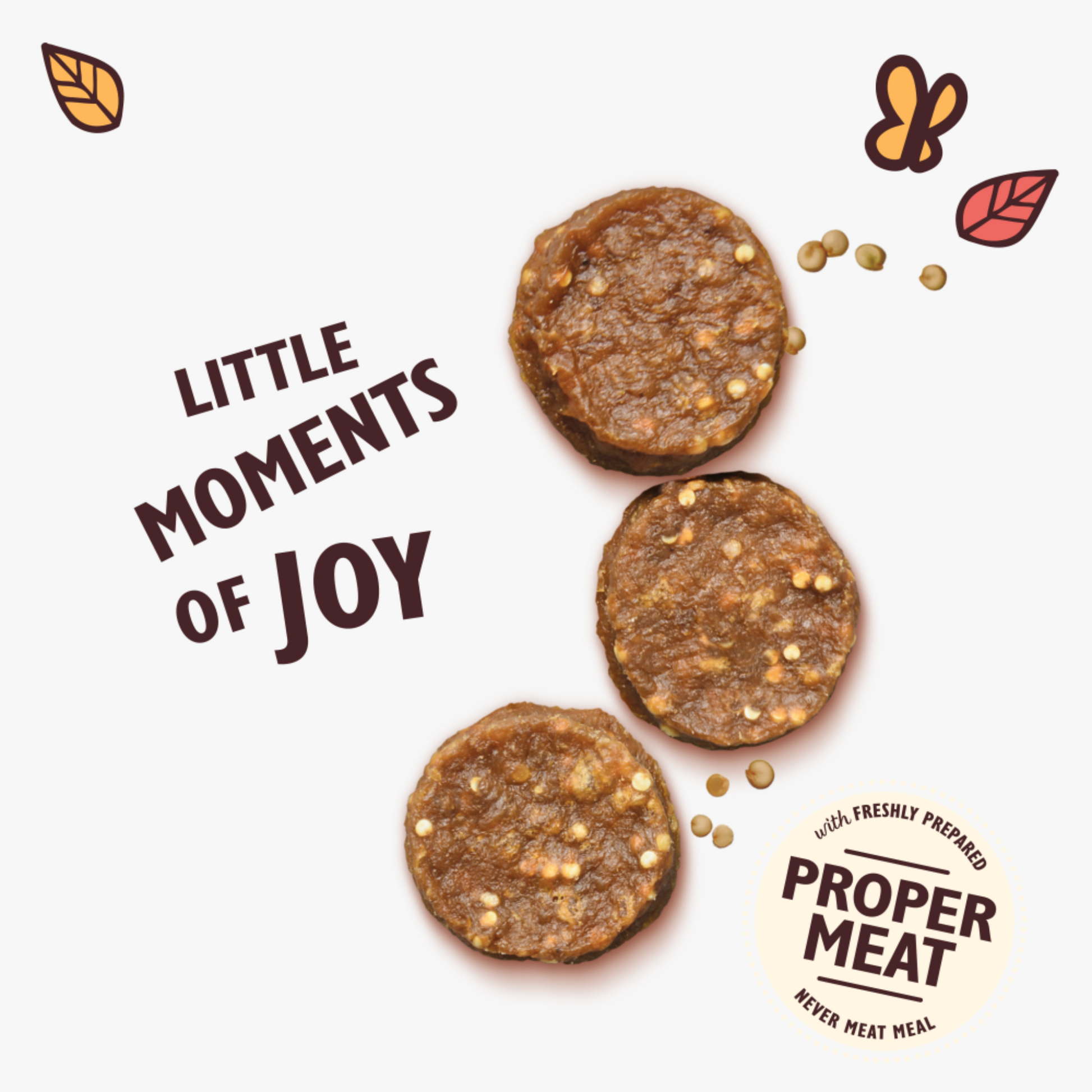 Lily's Kitchen Chomp-Away Chicken Bites 70g – Godbiter med kylling