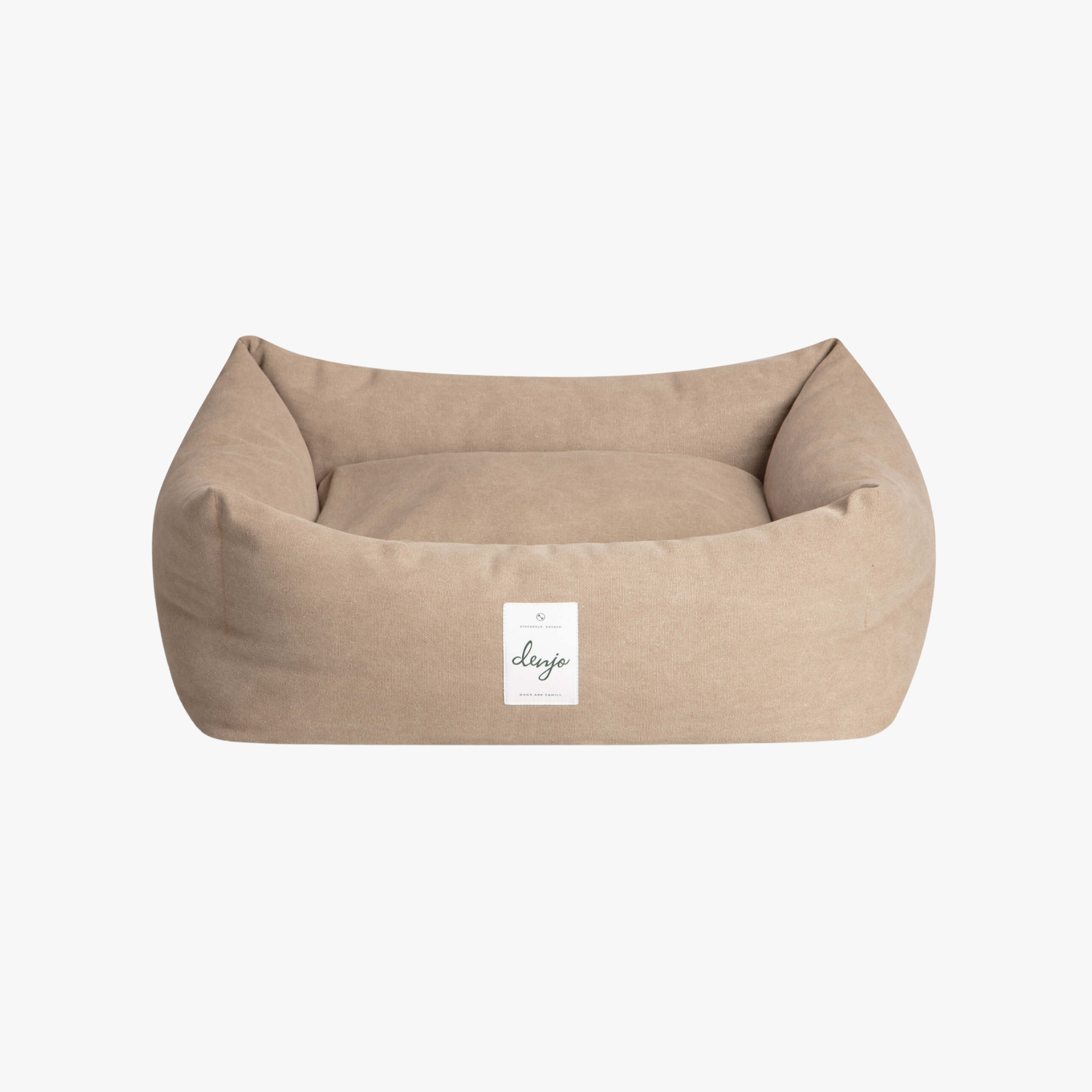 Classic Nest Sand Beige - Hundeseng i bomullscanvas