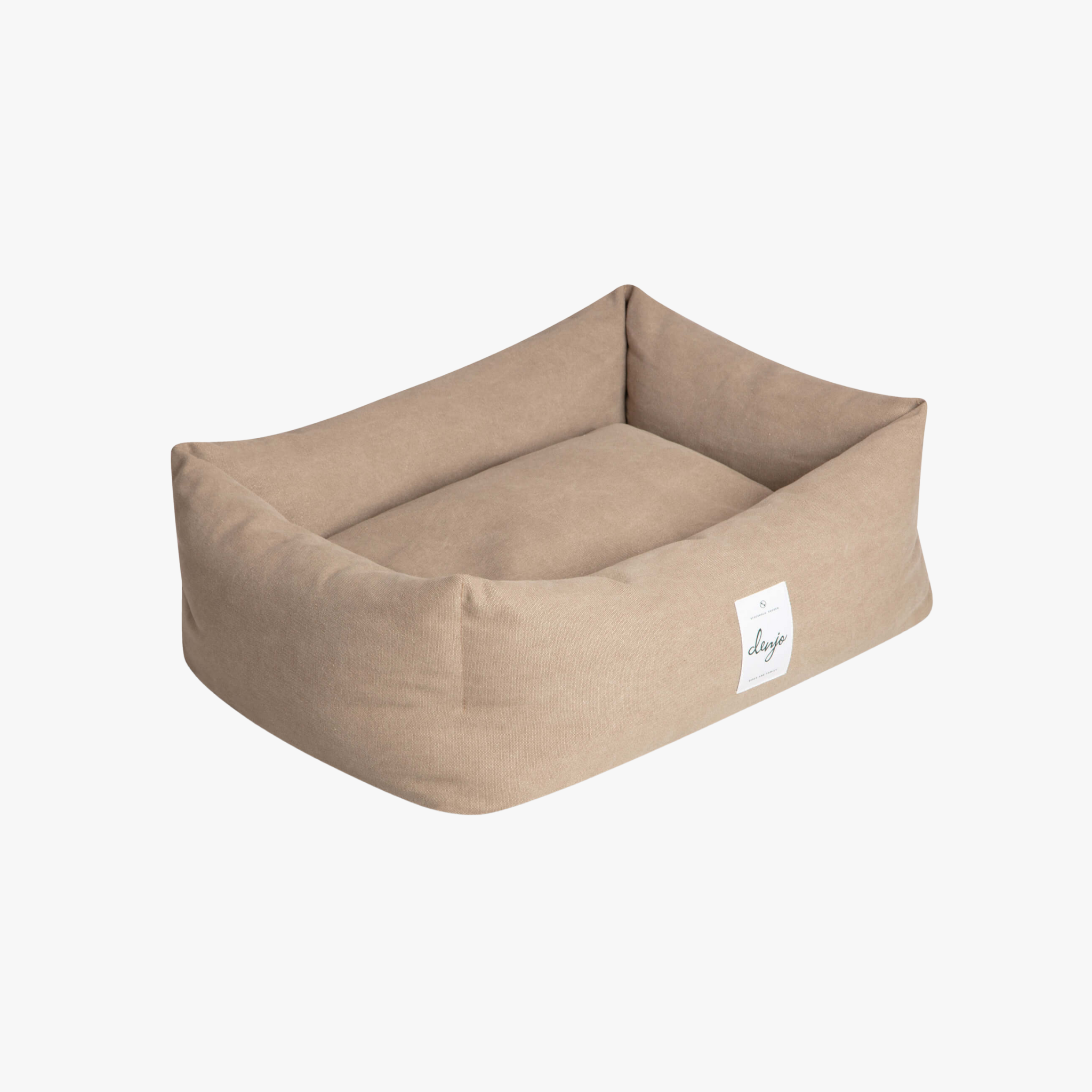 Classic Nest Sand Beige - Hundeseng i bomullscanvas