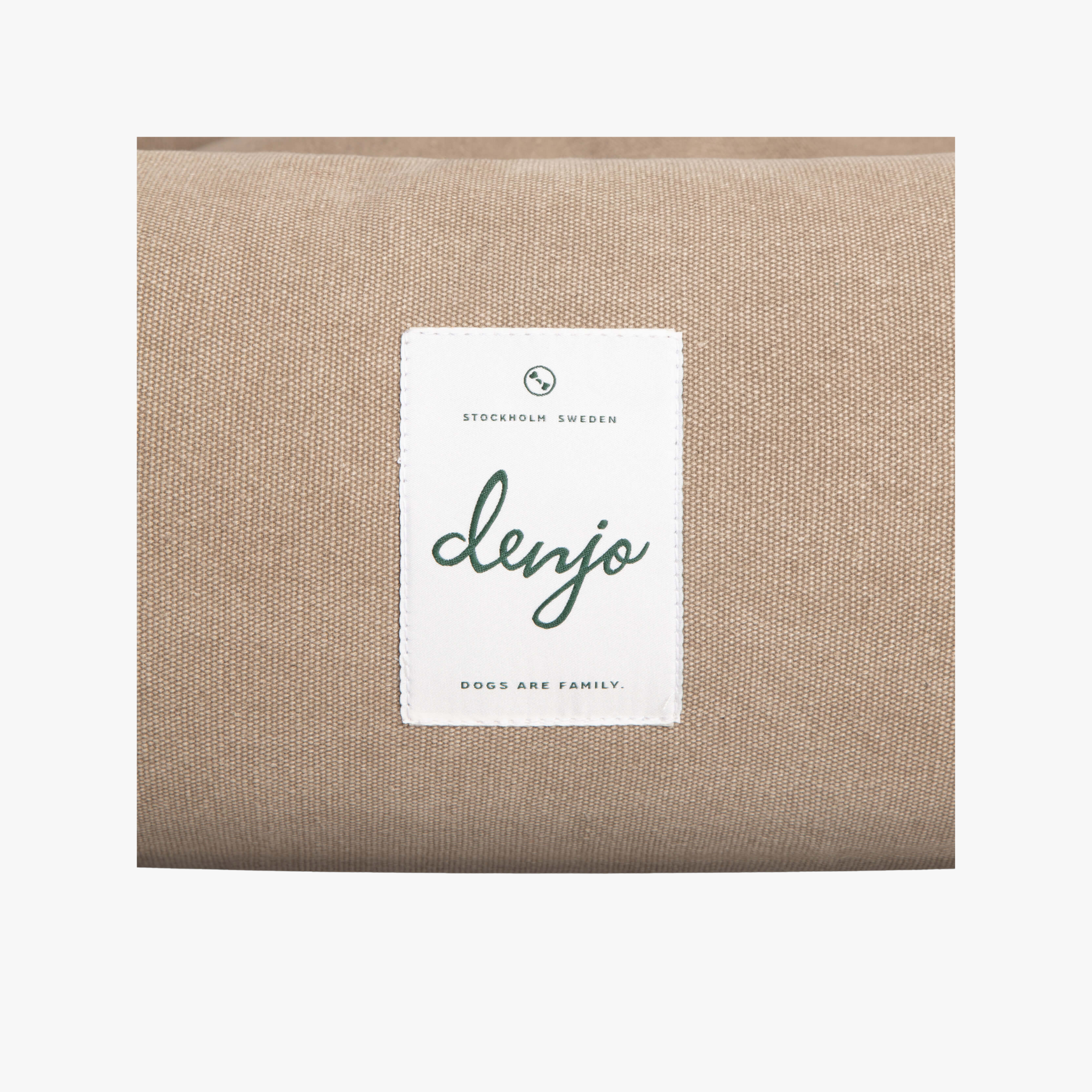 Classic Nest Sand Beige - Hundeseng i bomullscanvas