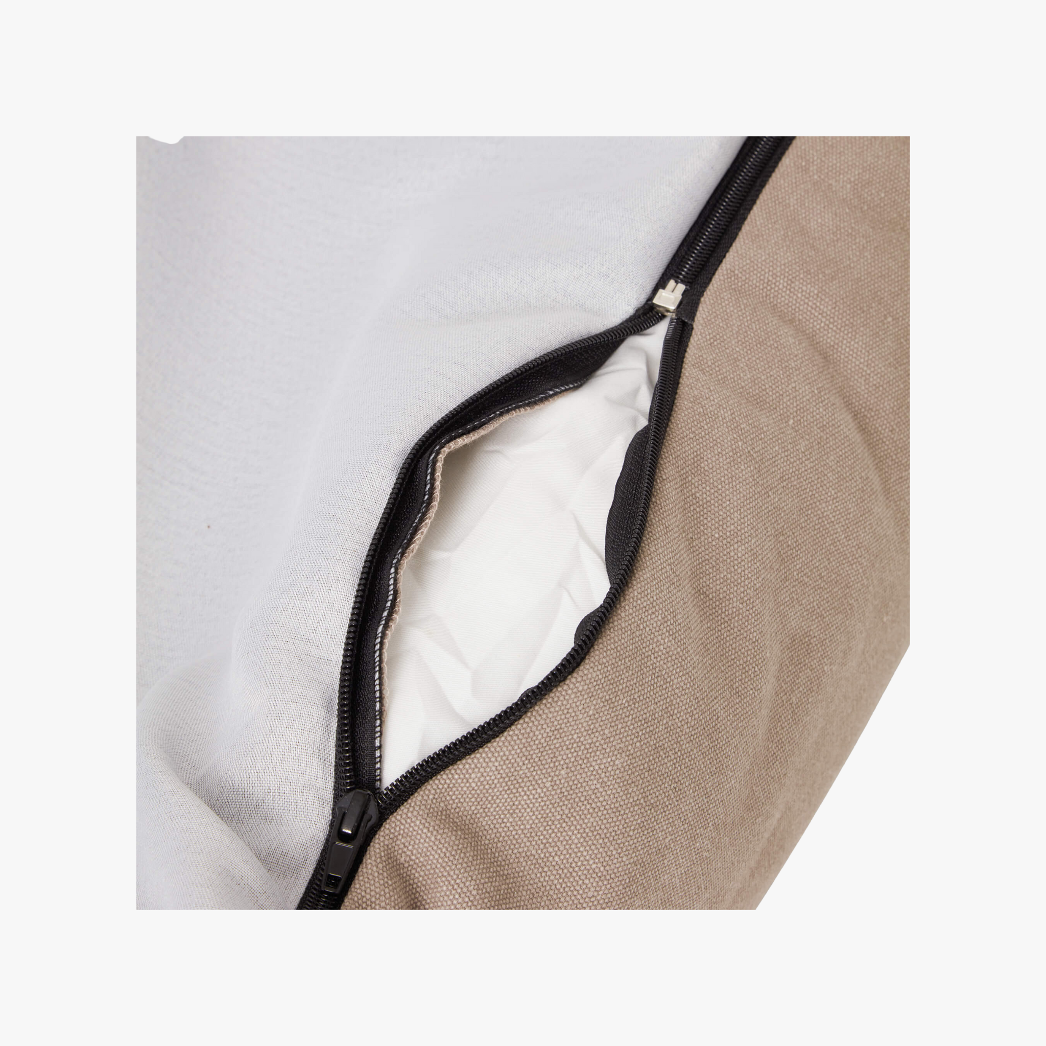 Classic Nest Sand Beige - Hundeseng i bomullscanvas