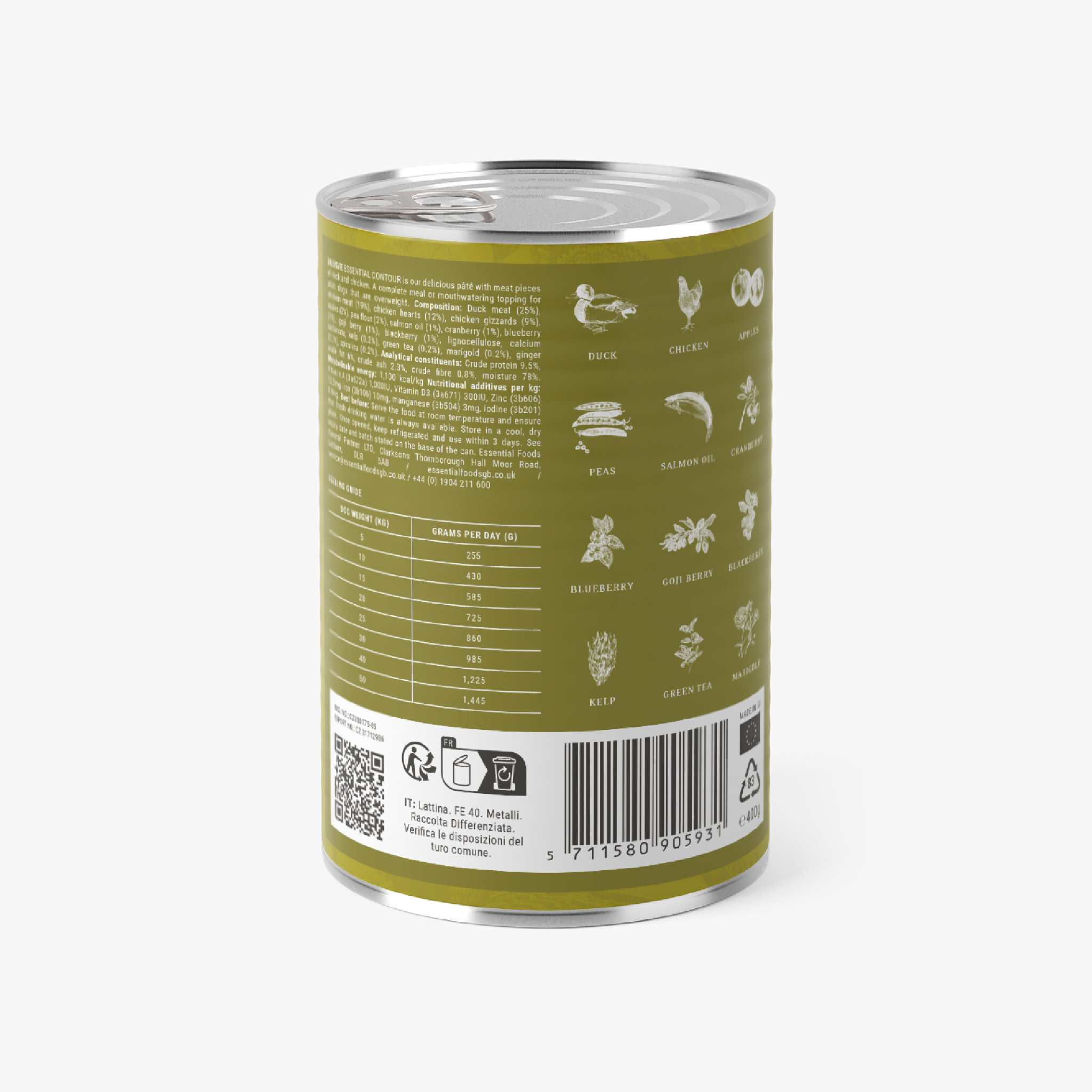 Essential Contour Pâté – Våtfôr til hund | 400g