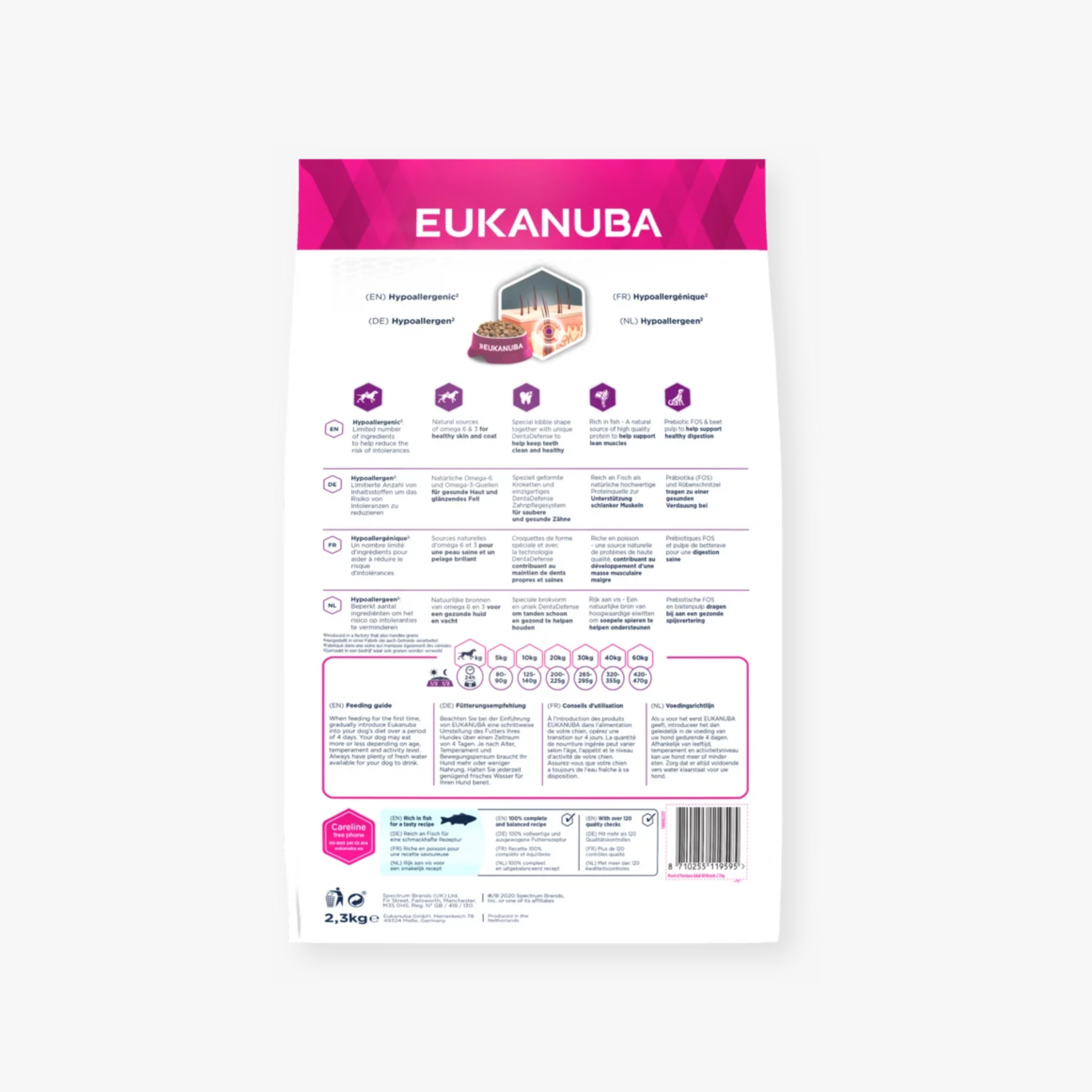 Eukanuba Voksen Sensitiv Hud - Tørrfôr | Daily Care