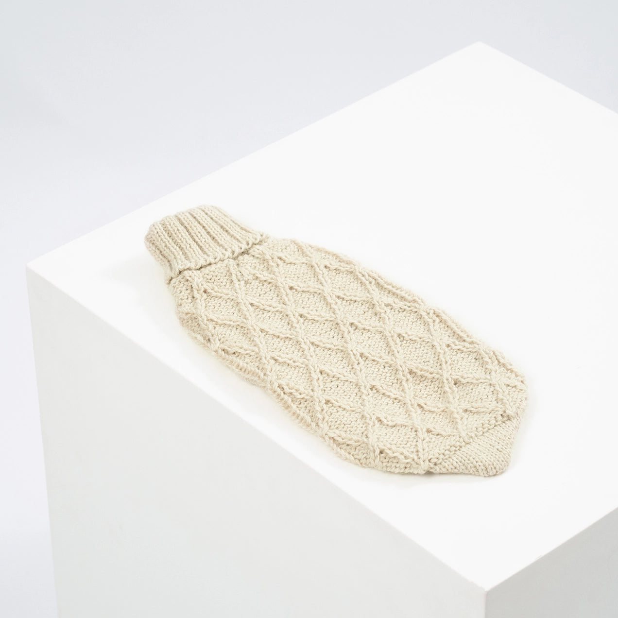 Diamond Knit – Alpaca Hundegenser Natural