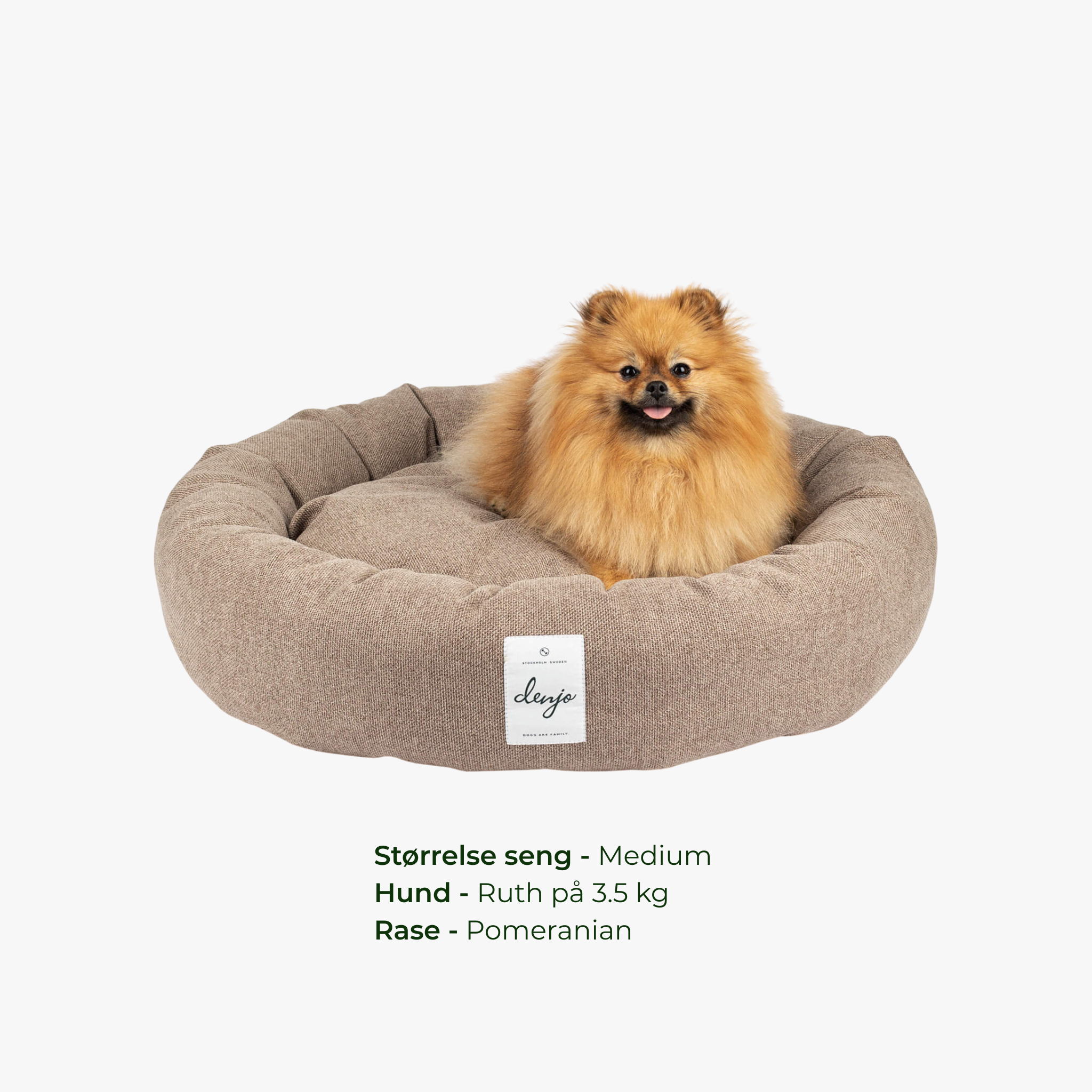 Donut Icon - Rund hundeseng