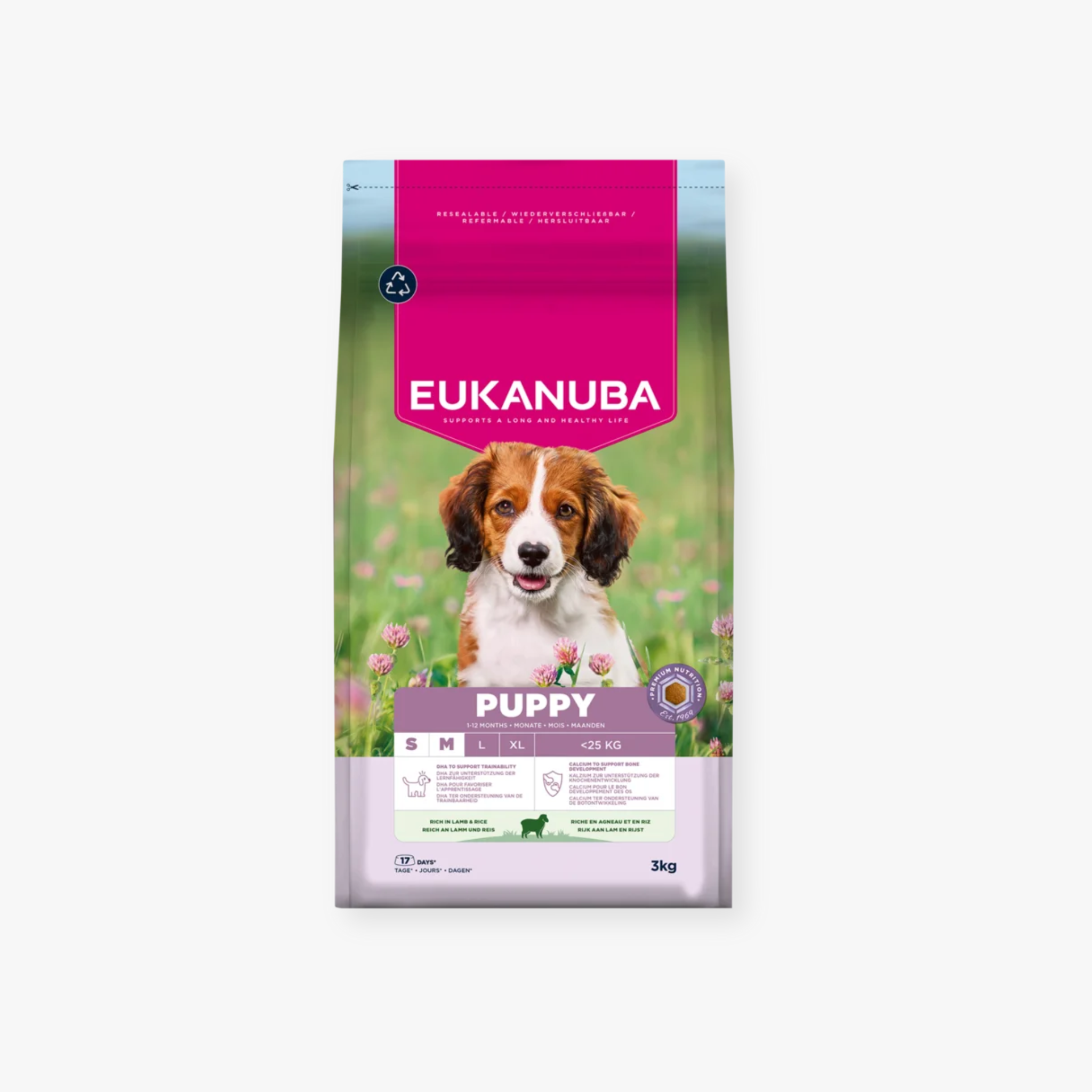 Eukanuba Life Care – Valpefôr med lam og ris (små/mellomstore raser)