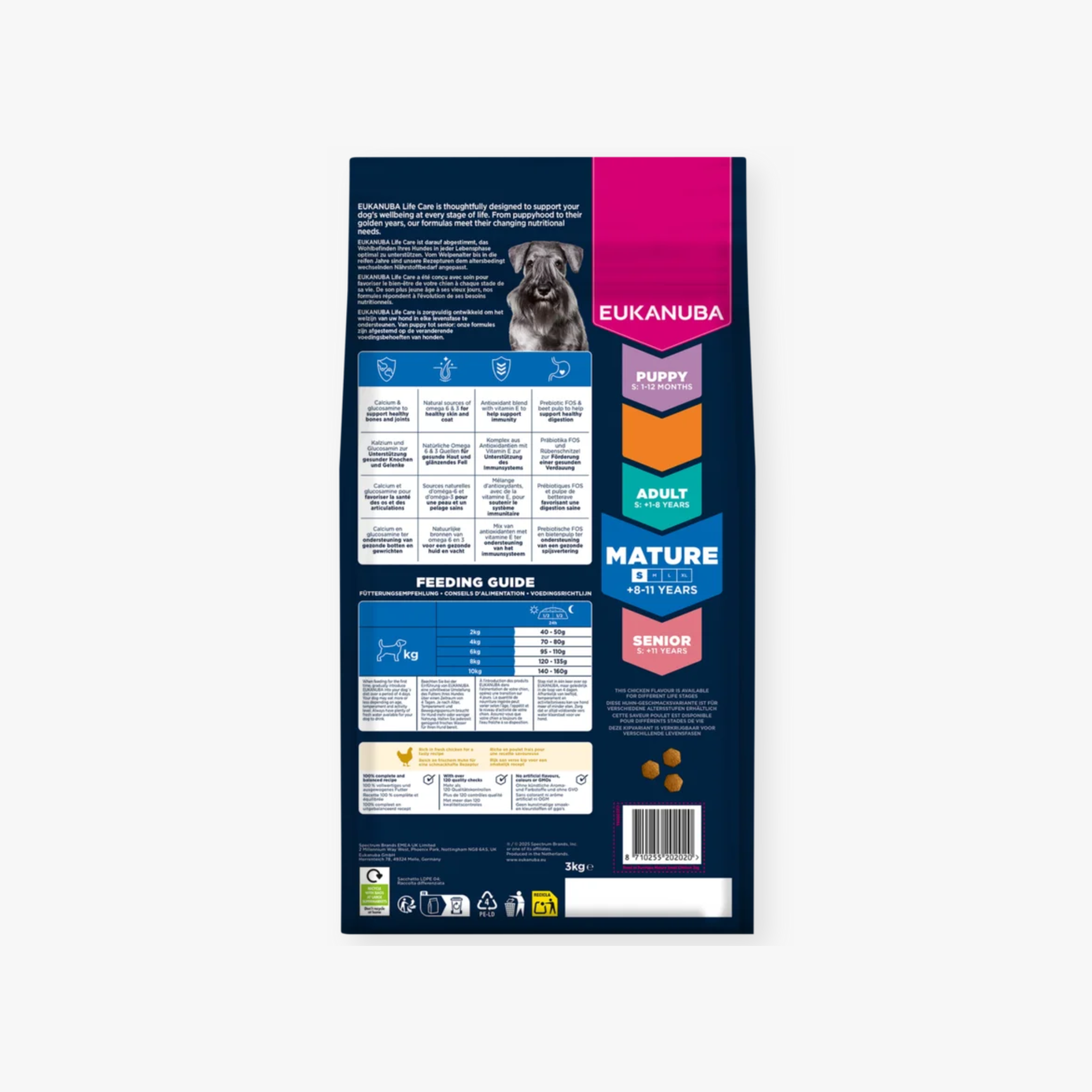 Eukanuba Mature Small Breed Chicken - Tørrfôr | Life Care
