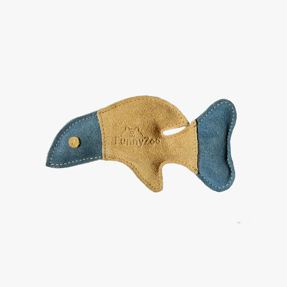 Fish Suede - Naturlig hundeleke i semsket skinn