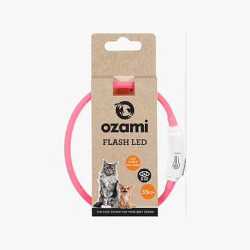 Flash LED halsbånd | Rosa