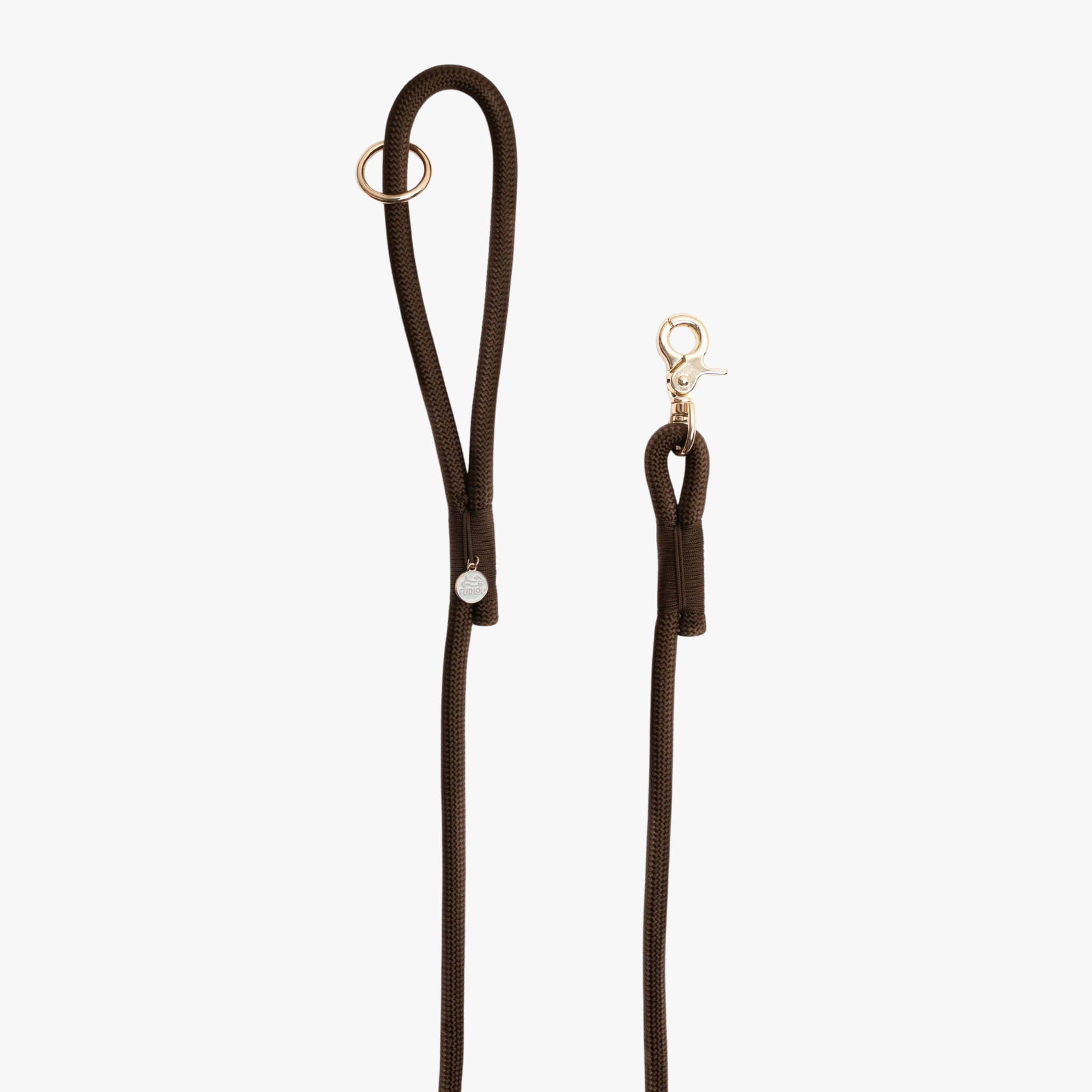 Braided Rope Leash – Hundebånd | Brown