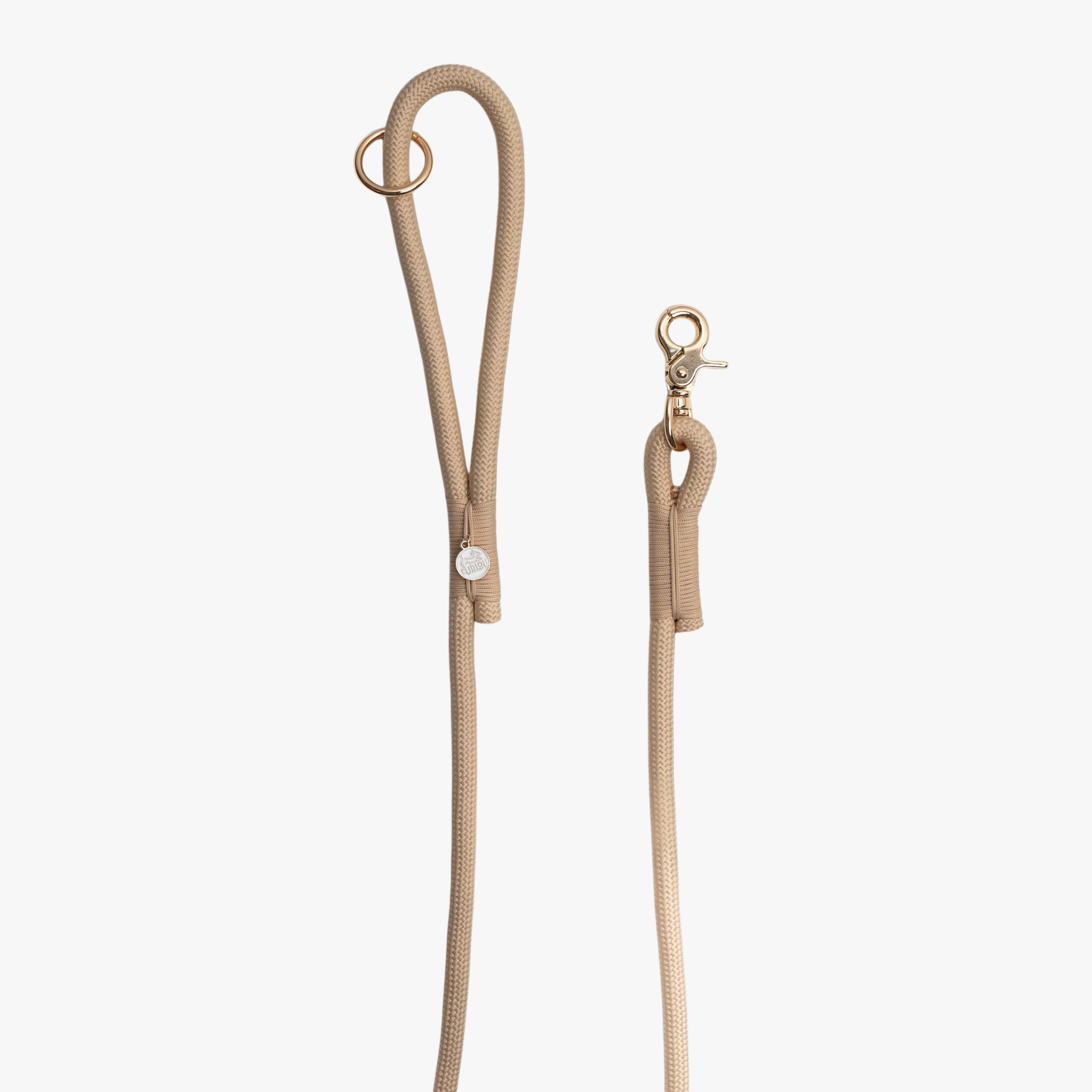 Braided Rope Leash – Hundebånd | Tan