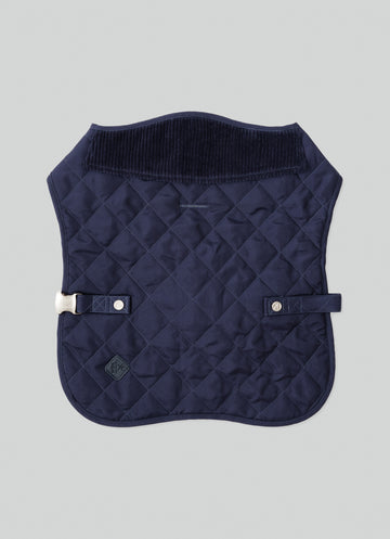 Dekken, Hackett X Hugo Hudson Quilt jakke, Marineblå