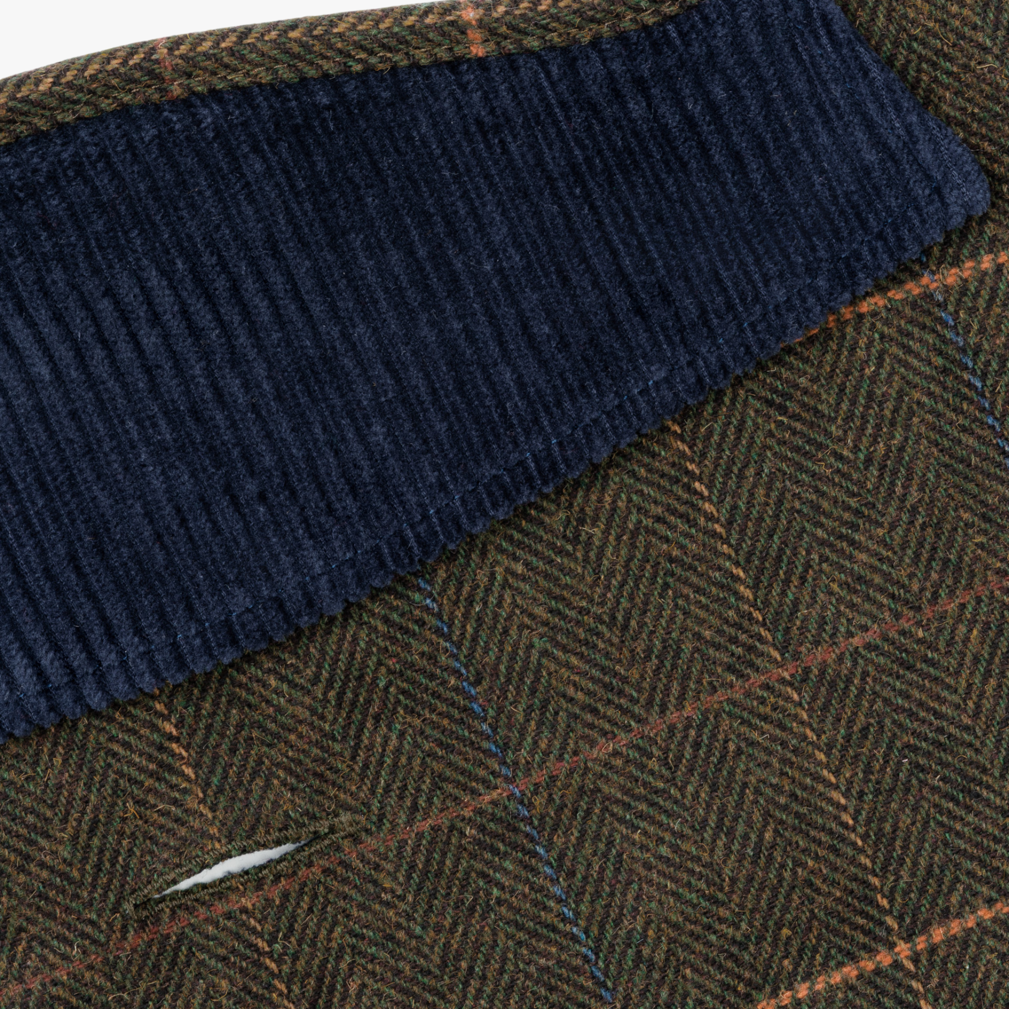 Hackett x Hugo & Hudson – Tweed hundejakke | Dark Green Checked Herringbone
