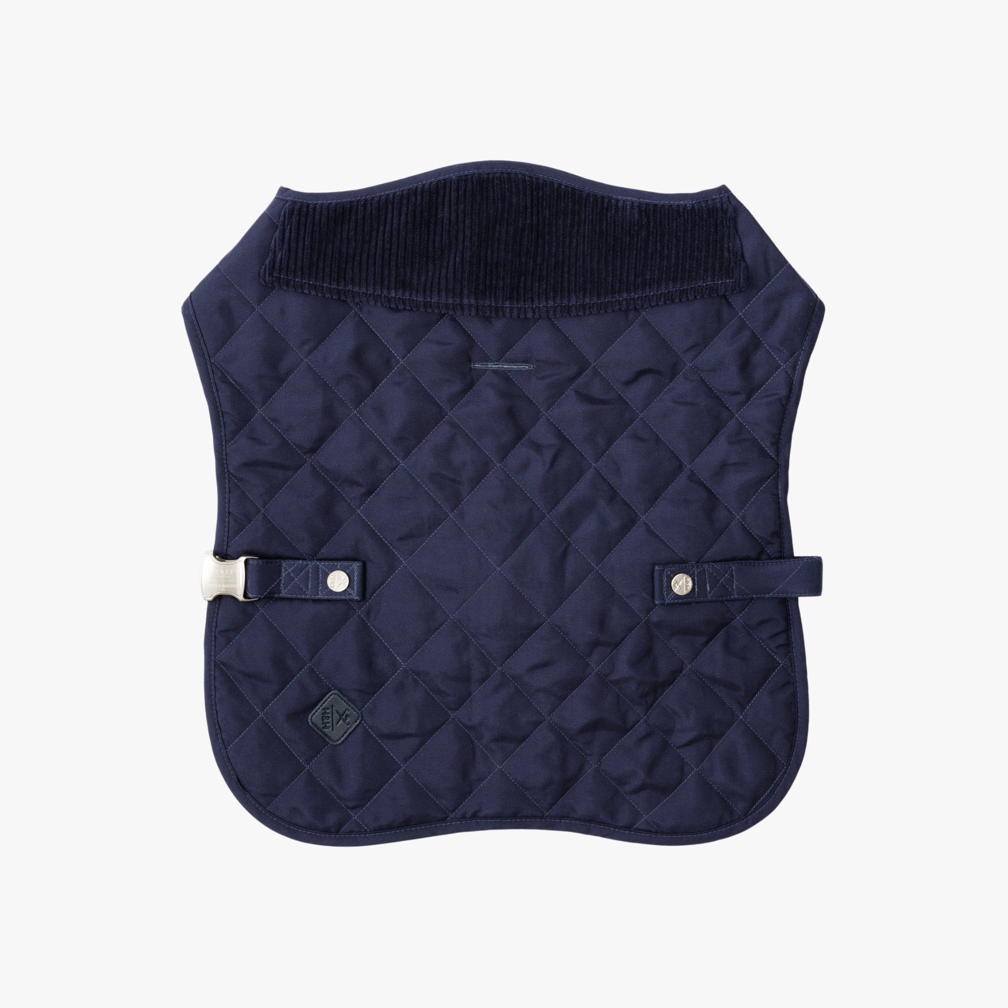 Hackett x Hugo & Hudson – Vattert hundejakke (Navy)