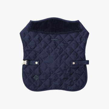 Hackett x Hugo & Hudson – Vattert hundejakke (Navy)