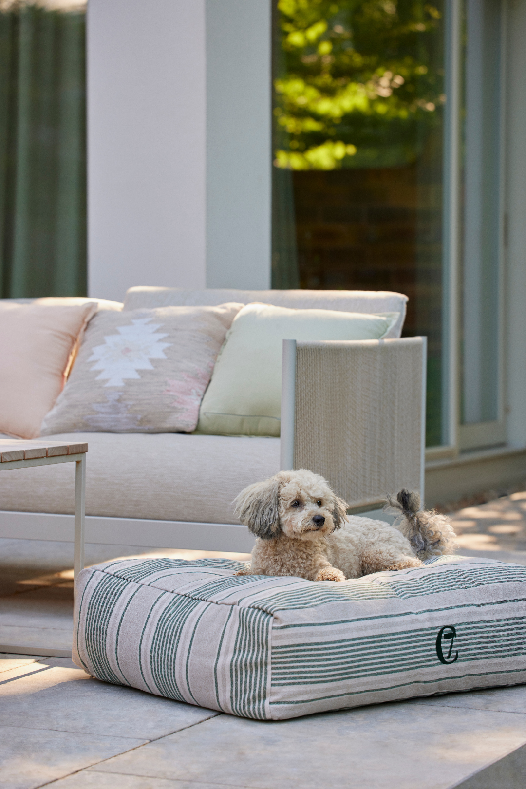 Cloud7 Hundeseng Homey – Linen Stripes
